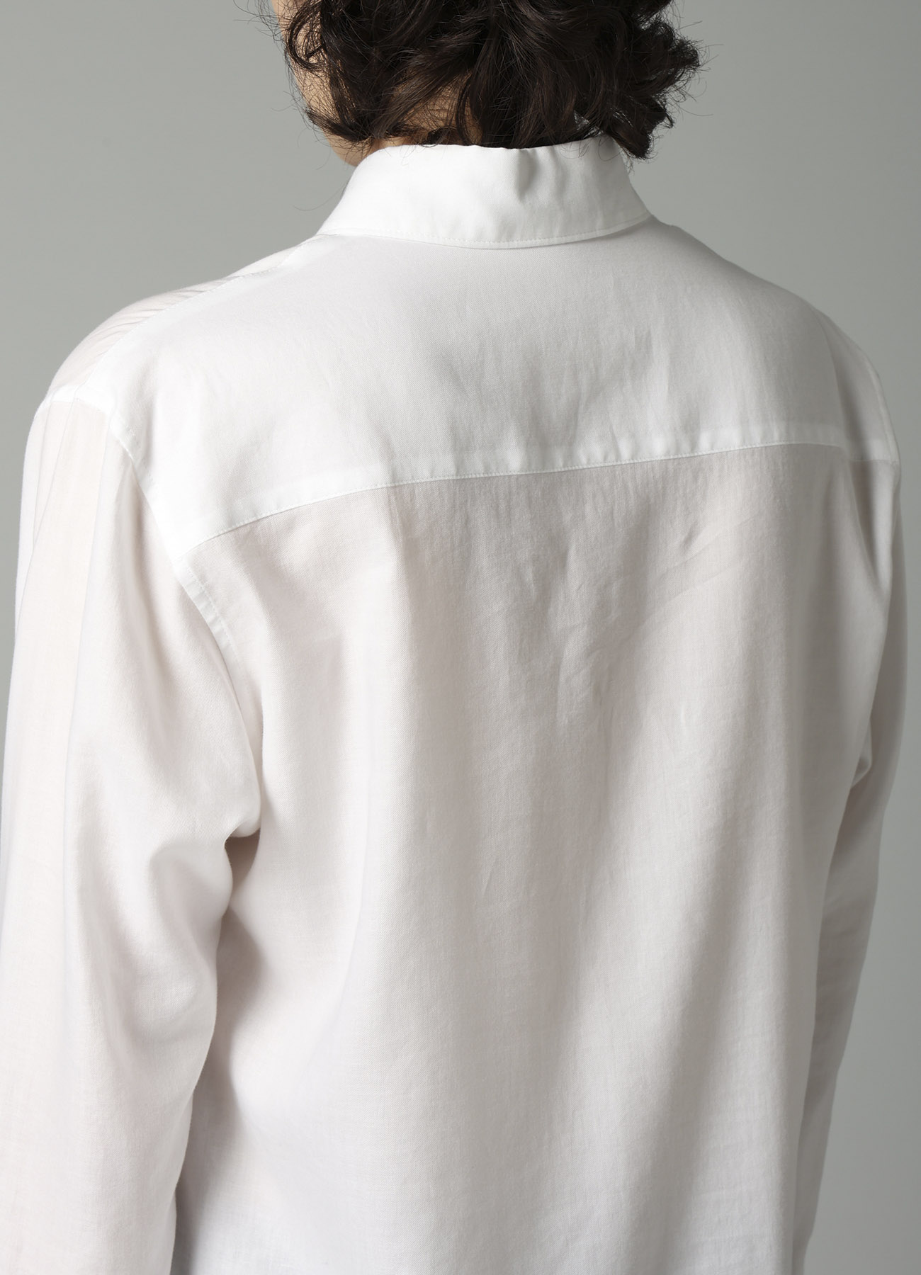 CELLULOSE COTTON VIYELLA STRING DETAIL SHIRT