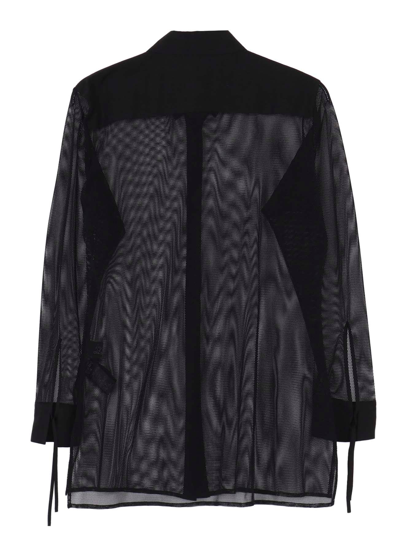 Pe/TULLE  STRING DETAIL SHIRT