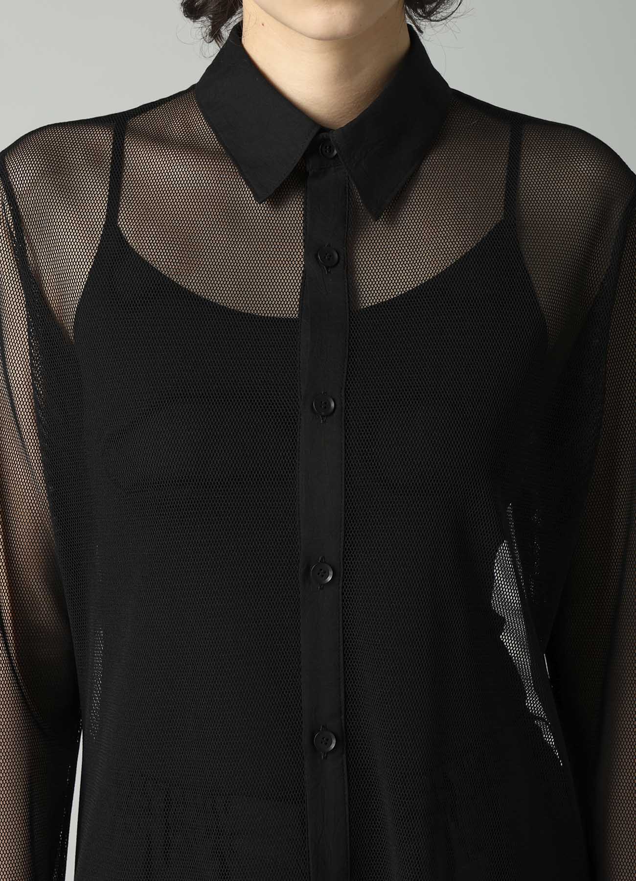 Pe/TULLE  STRING DETAIL SHIRT