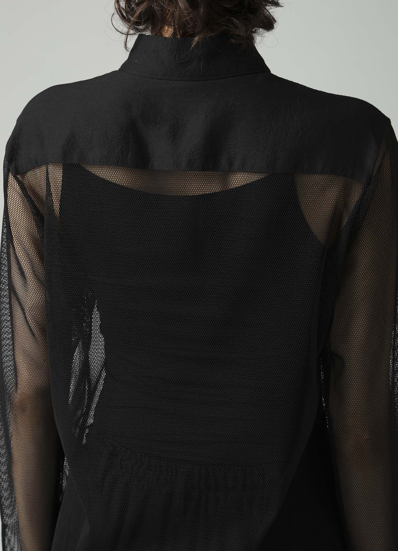 Pe/TULLE  STRING DETAIL SHIRT