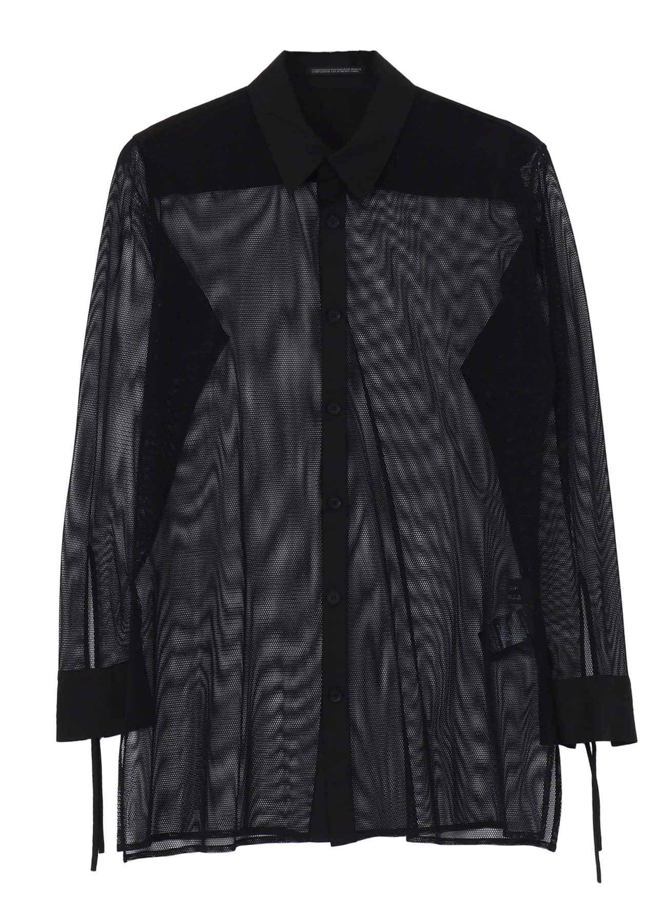 Pe/TULLE  STRING DETAIL SHIRT