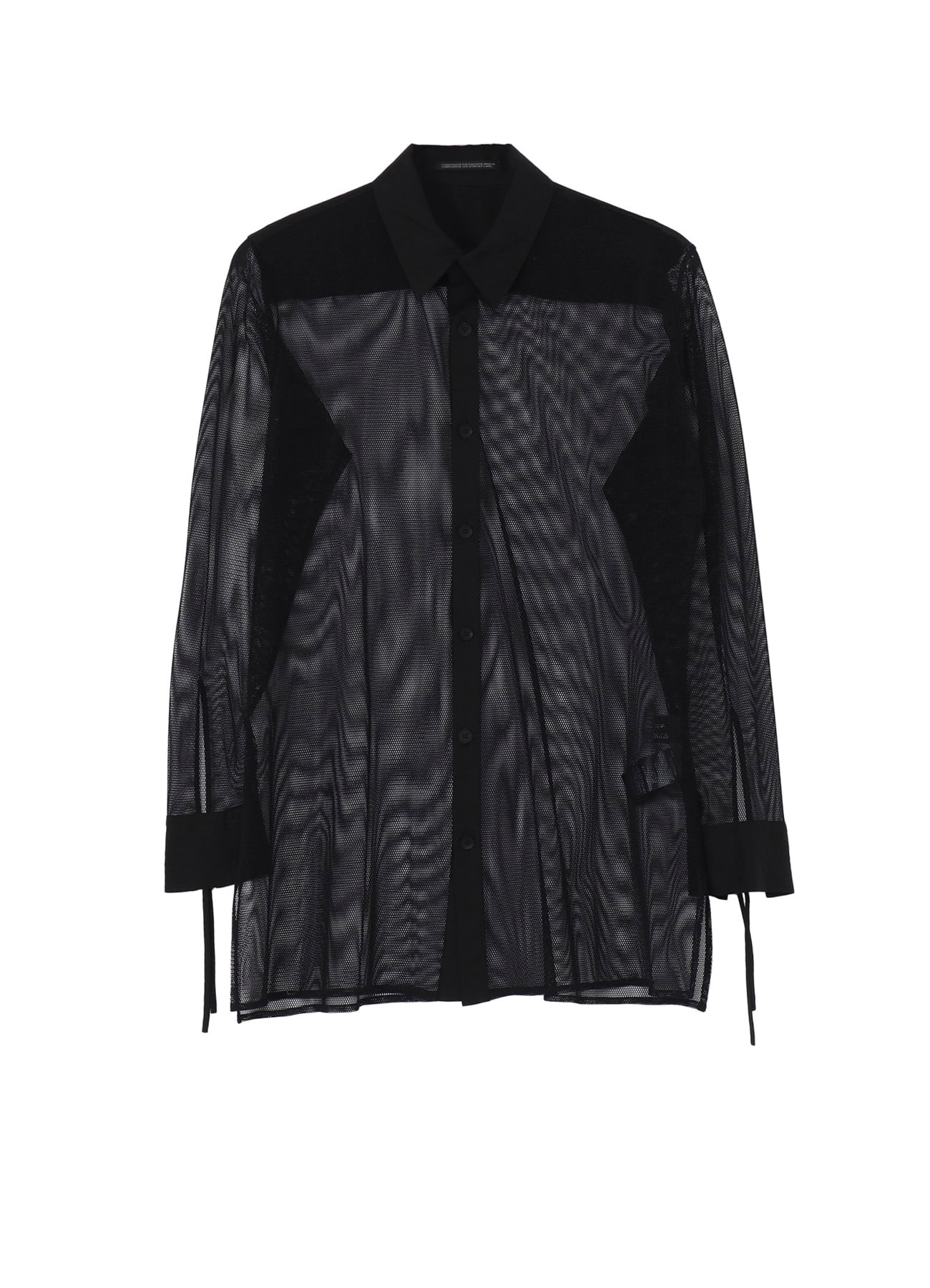 Pe/TULLE  STRING DETAIL SHIRT