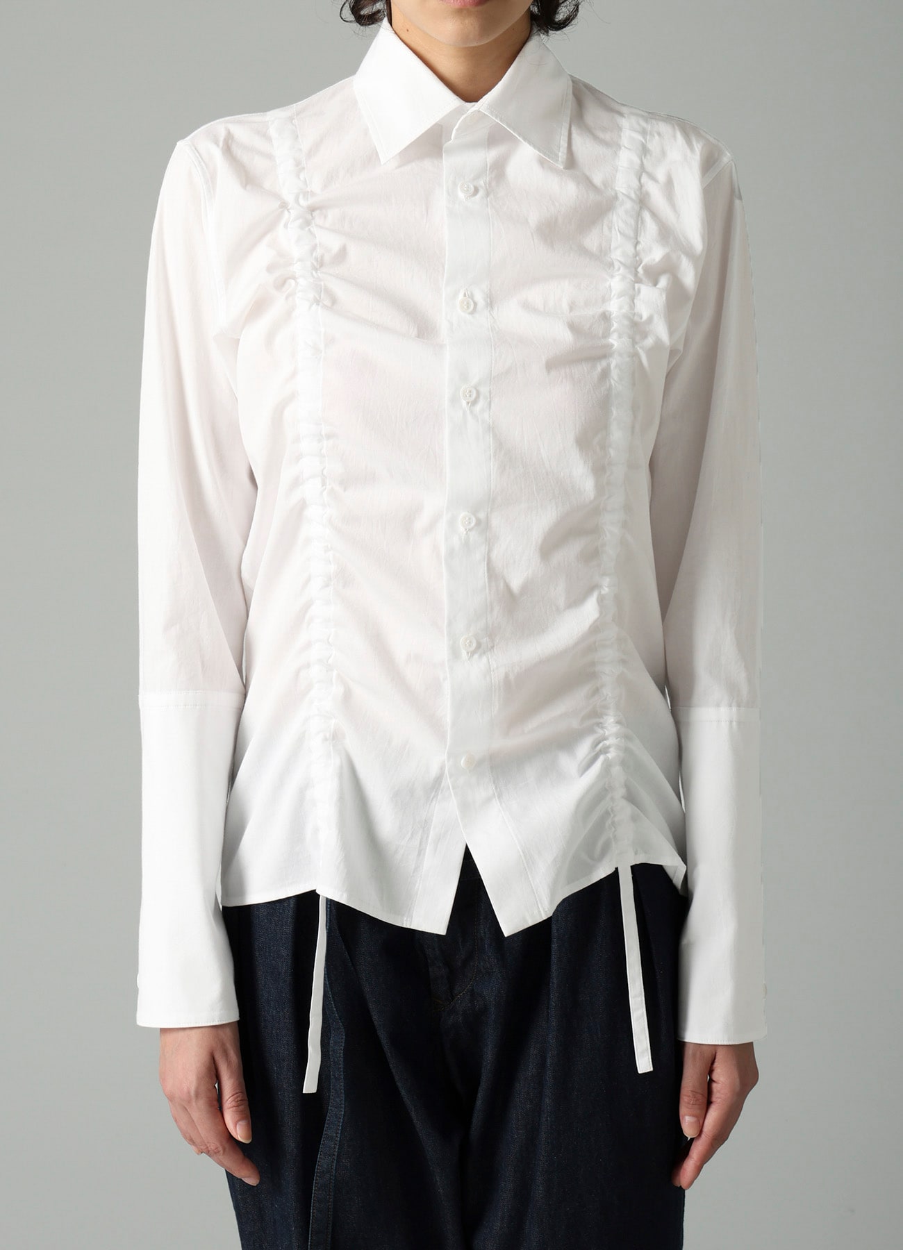 BROAD GATHER DETAIL SHIRT
