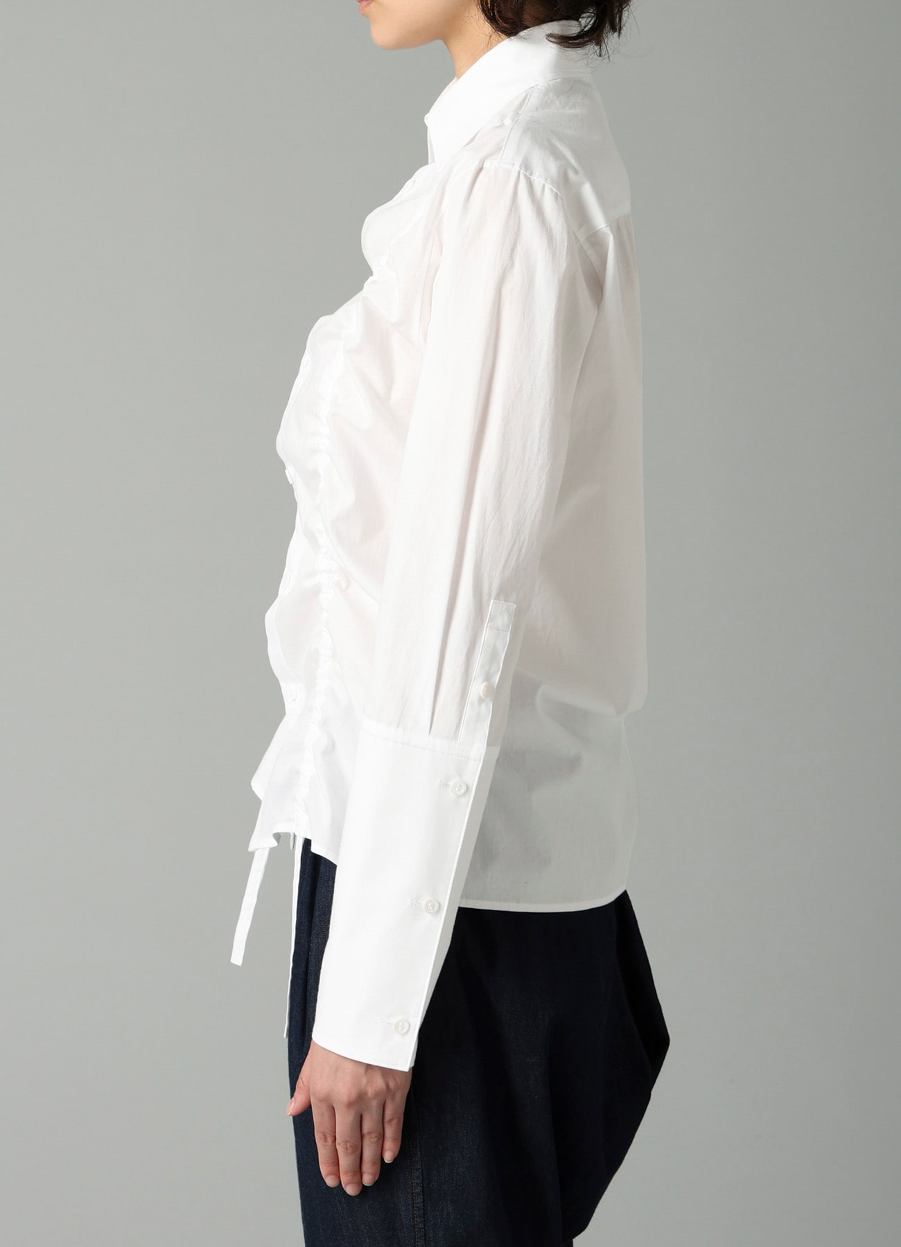 BROAD GATHER DETAIL SHIRT