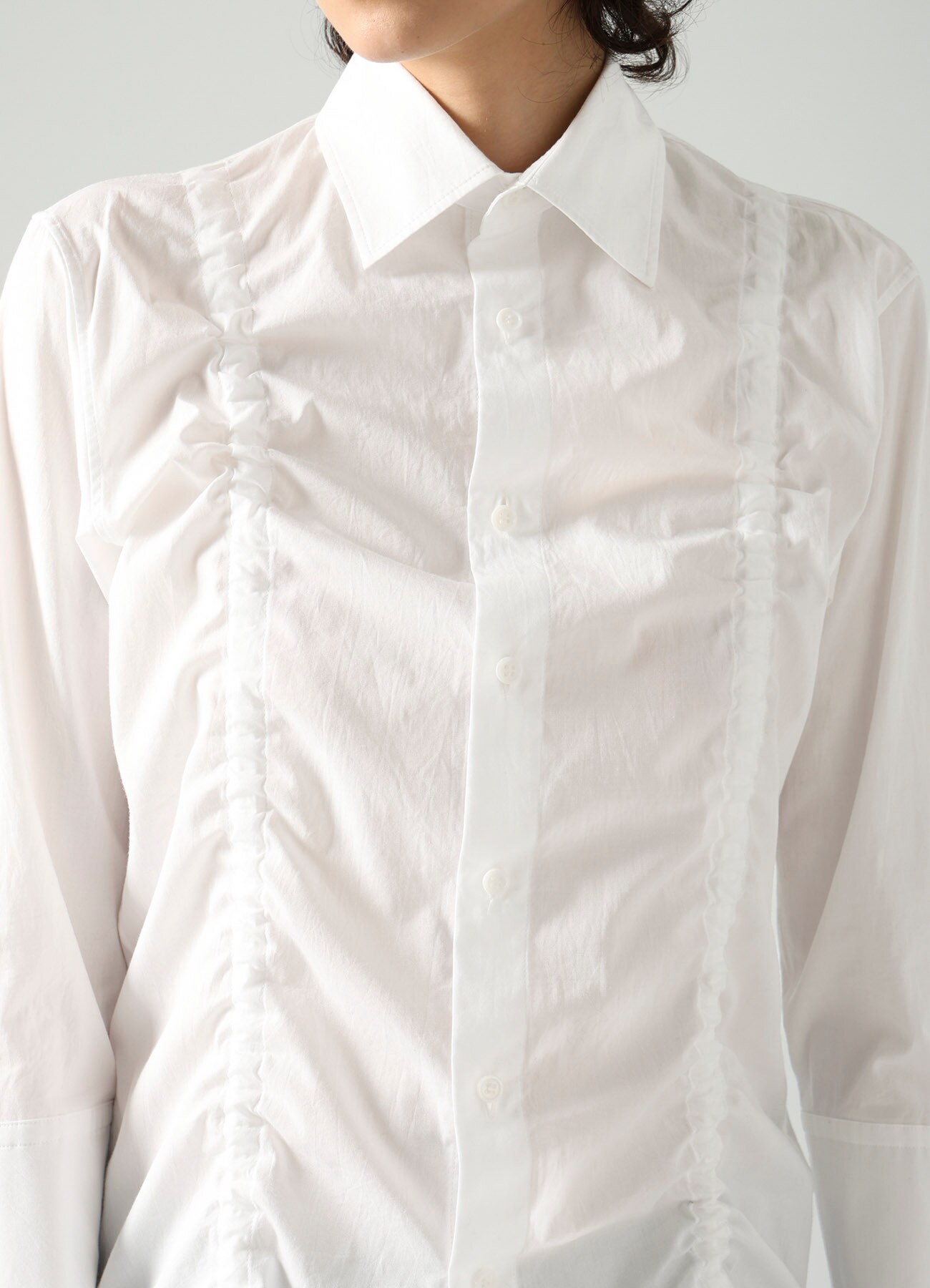 BROAD GATHER DETAIL SHIRT