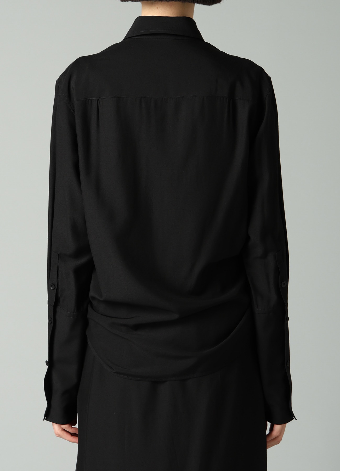 Ry/Si VOILE GATHER DETAIL SHIRT