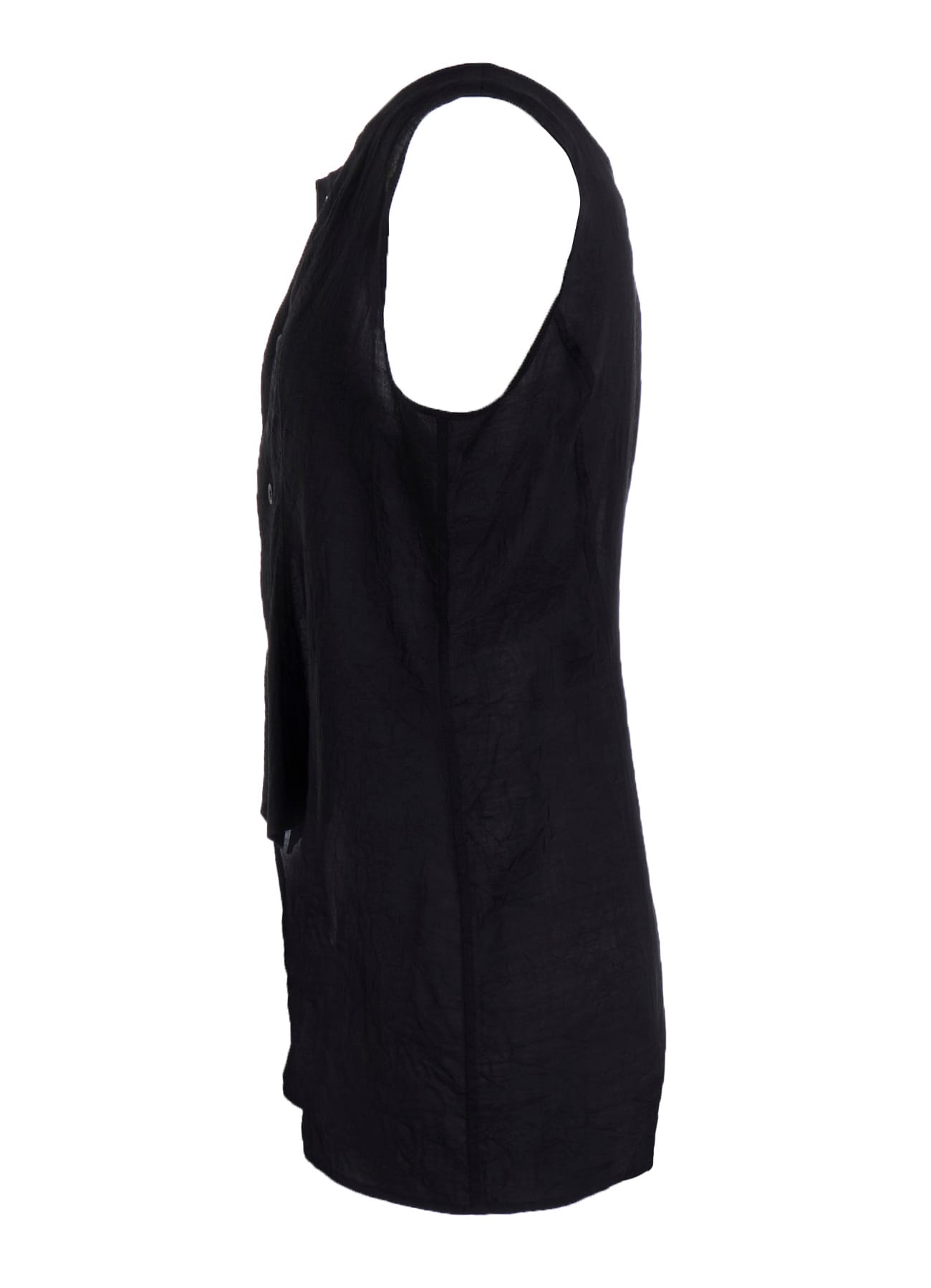 CELLULOSE LAWN SLEEVELESS BLOUSE