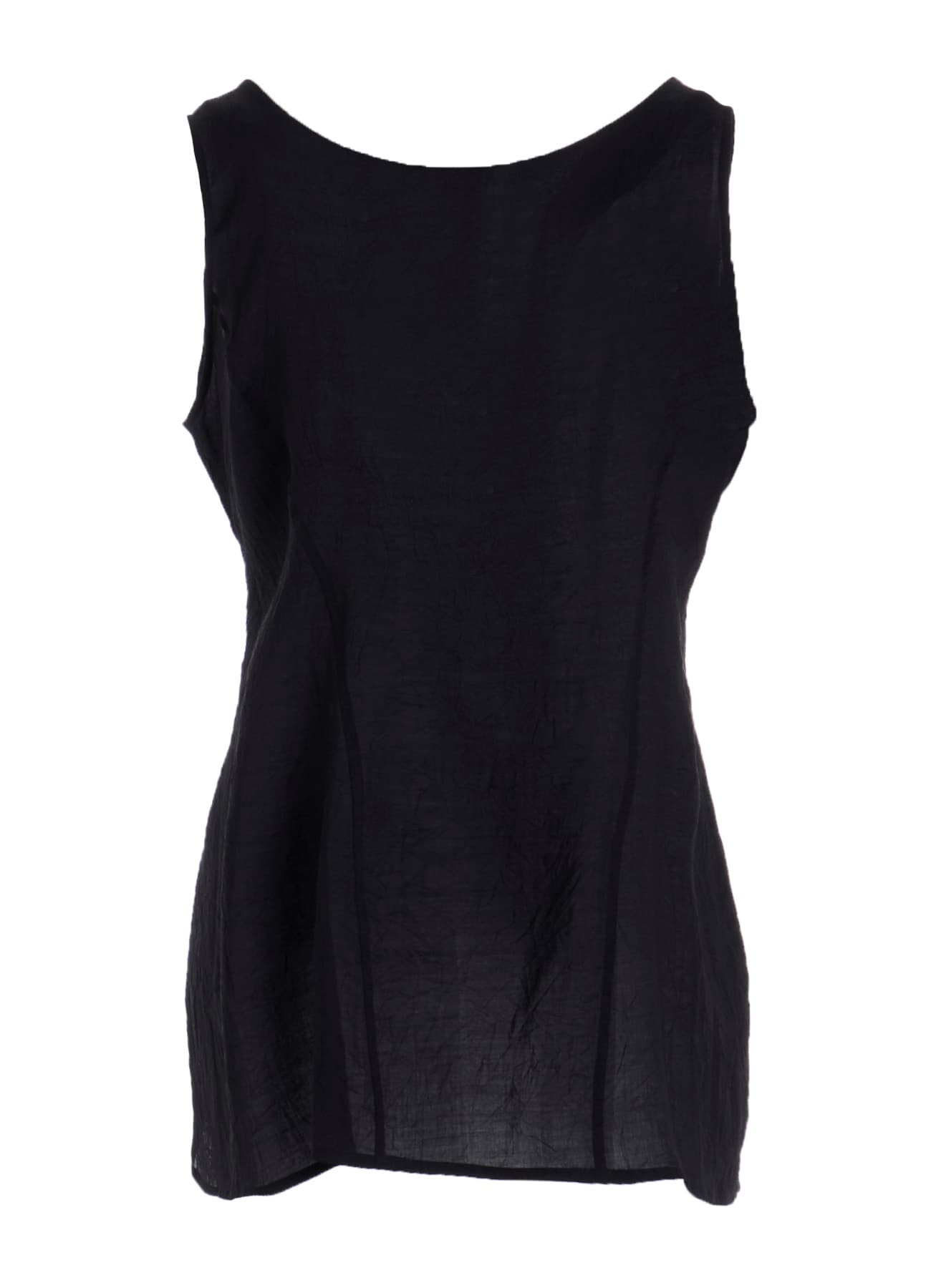 CELLULOSE LAWN SLEEVELESS BLOUSE
