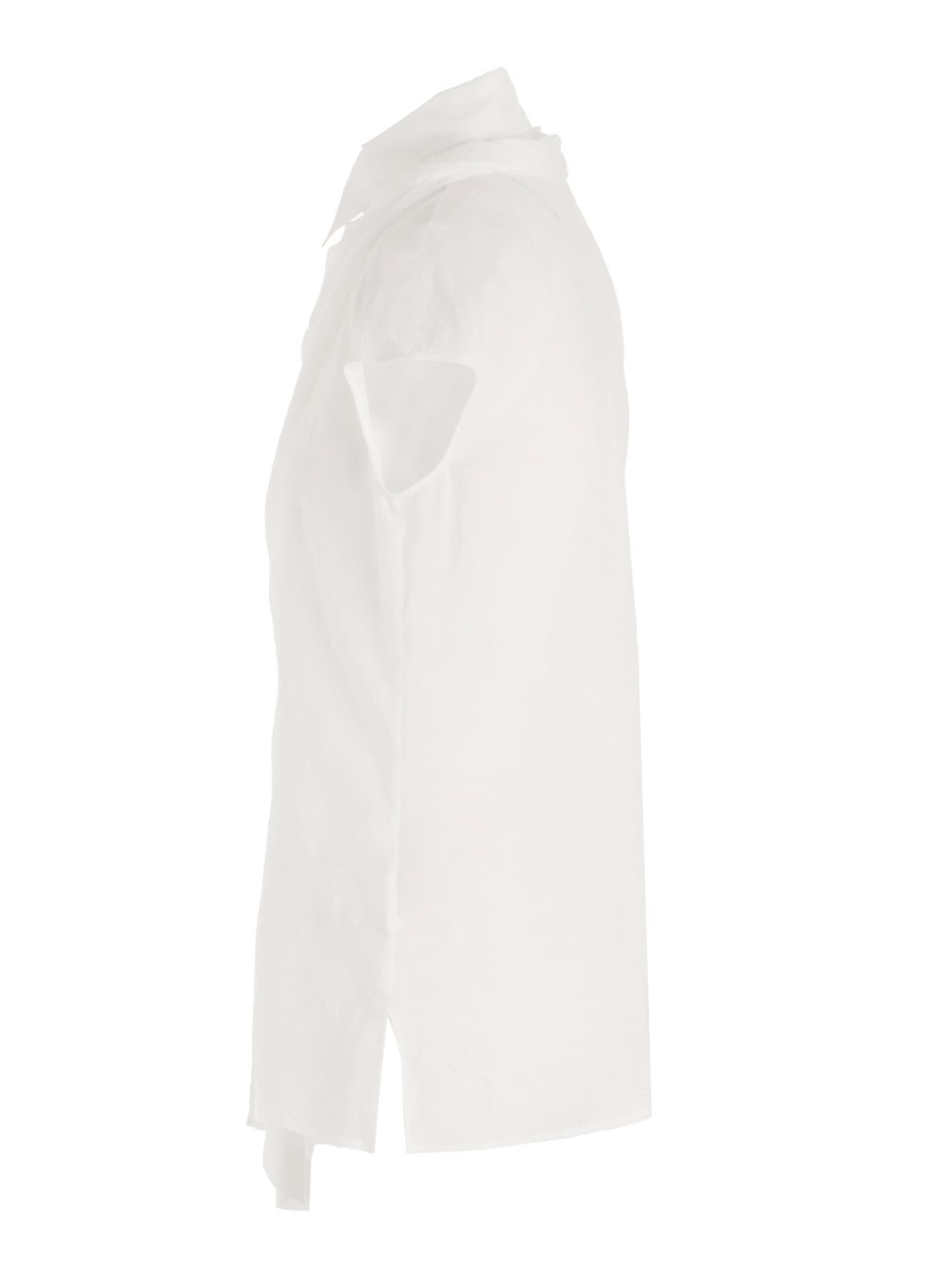 CELLULOSE LAWN FRONT STOLE D FRENCH SLV SHIRT