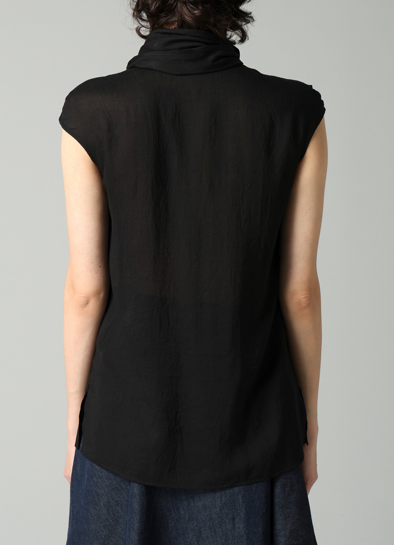 CELLULOSE LAWN FRONT STOLE D FRENCH SLV SHIRT