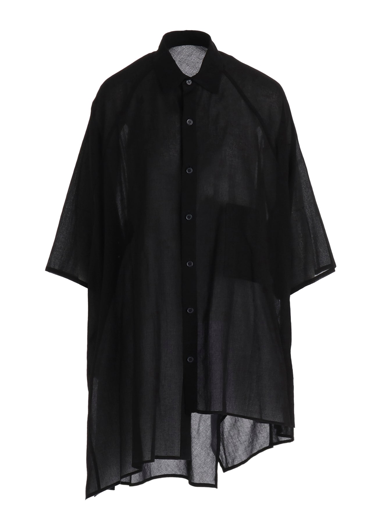 COTTON CHIFFON RAGLAN BLOUSE