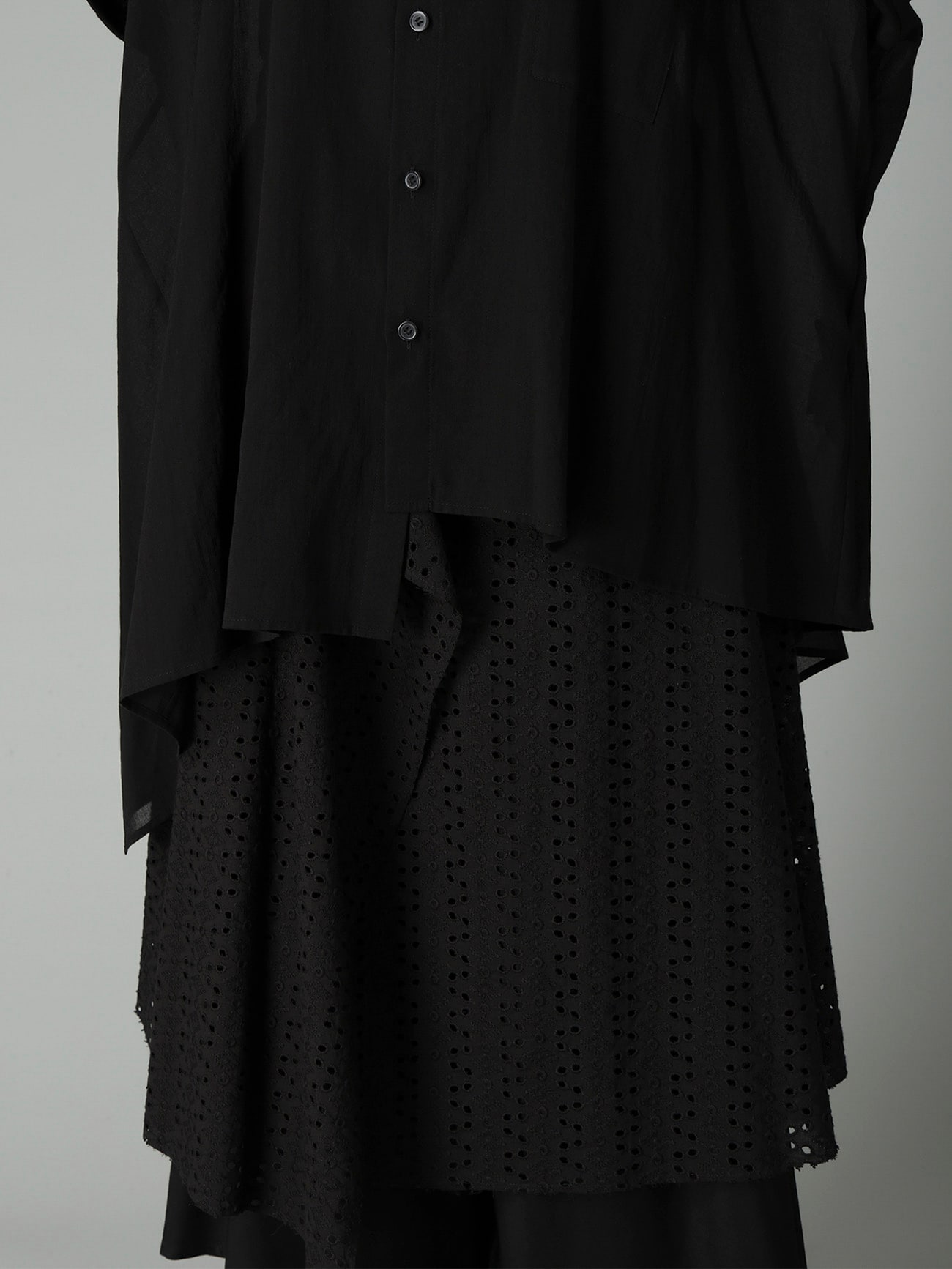 COTTON CHIFFON RAGLAN BLOUSE