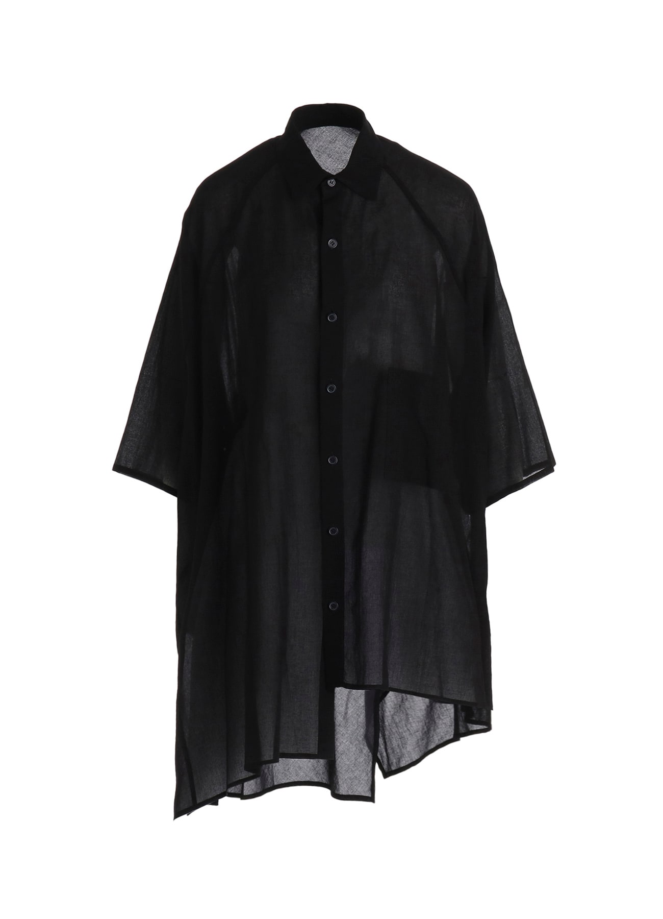 COTTON CHIFFON RAGLAN BLOUSE