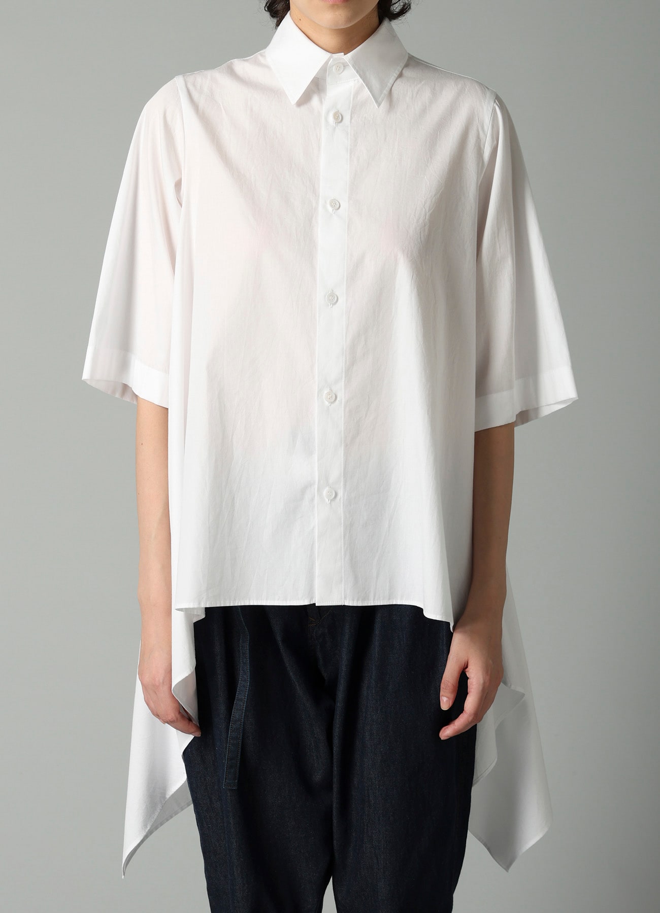 BROAD FLOUNCE SHORT SLV BLOUSE