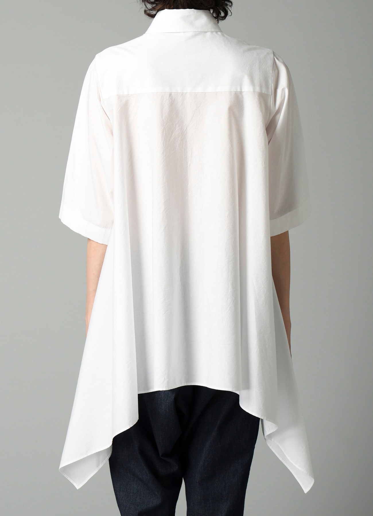 BROAD FLOUNCE SHORT SLV BLOUSE