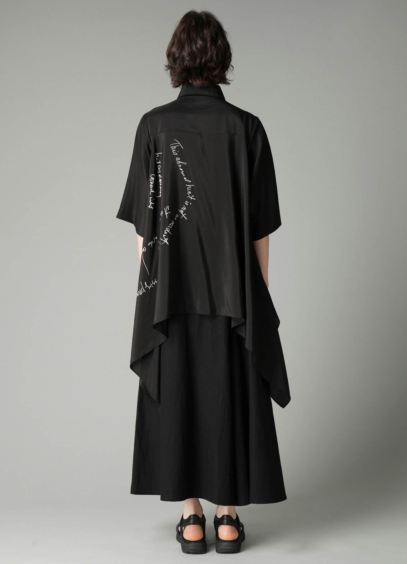 MESSAGE PT 3 FLOUNCE SHORT SLV BLOUSE