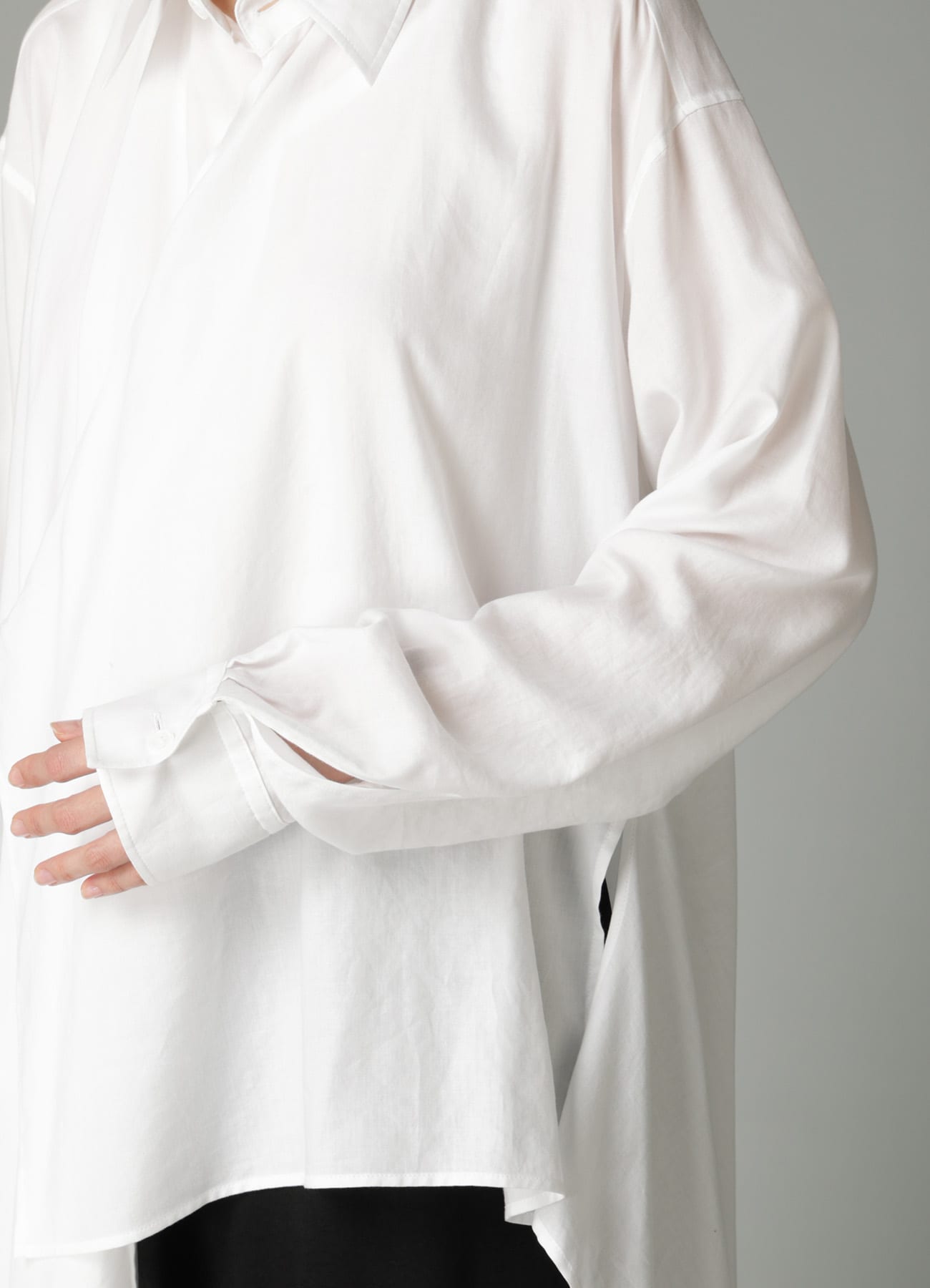 CELLULOSE COTTON VIYELLA ASYMMETRIC BLOUSE