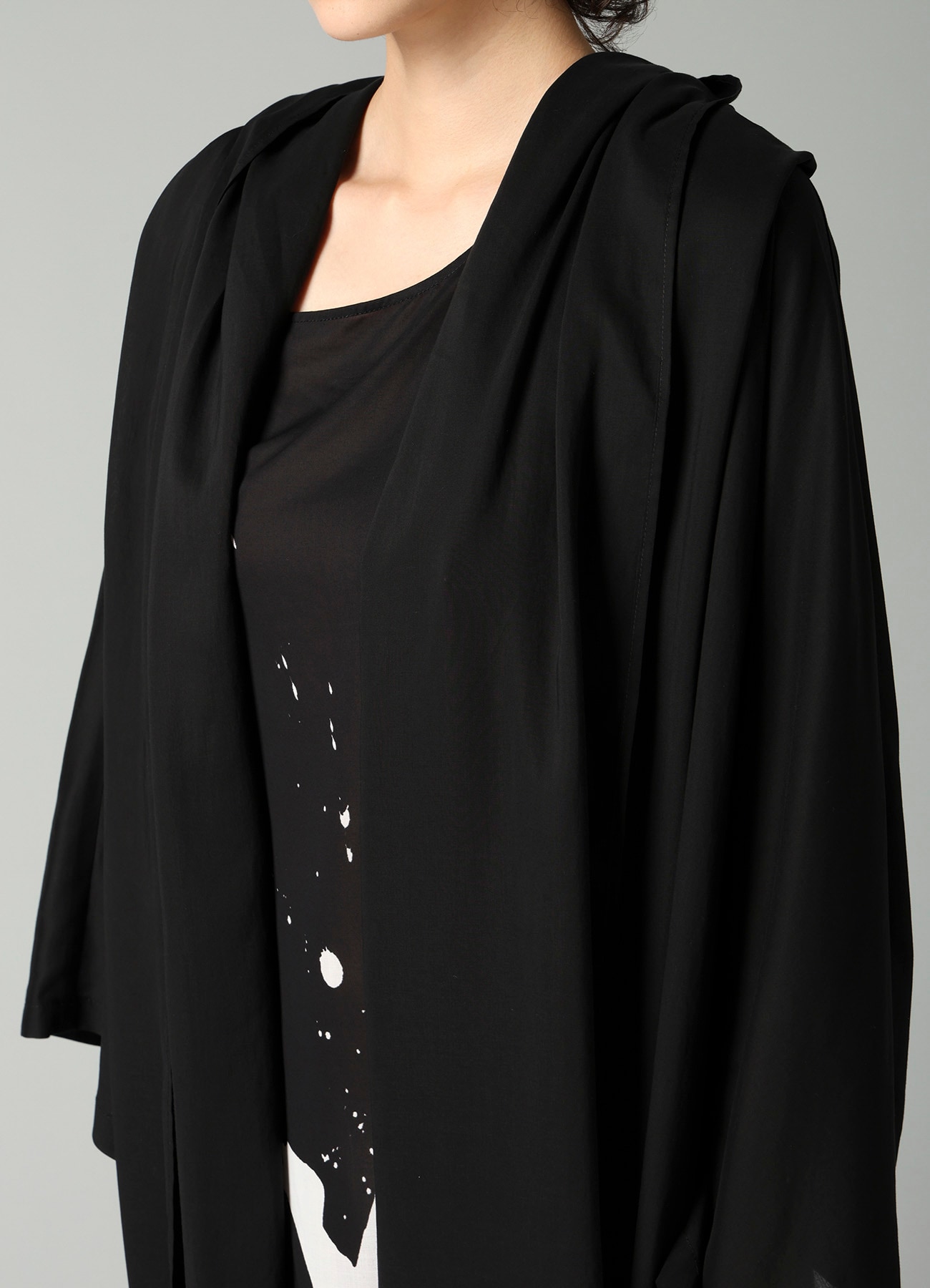 CELLULOSE LAWN STOLE D DOLMAN SLV COAT