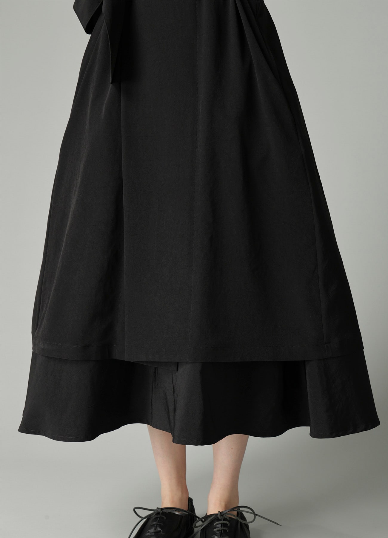 Ta/Pe CREPE DE CHINE WRAP TRENCH COAT