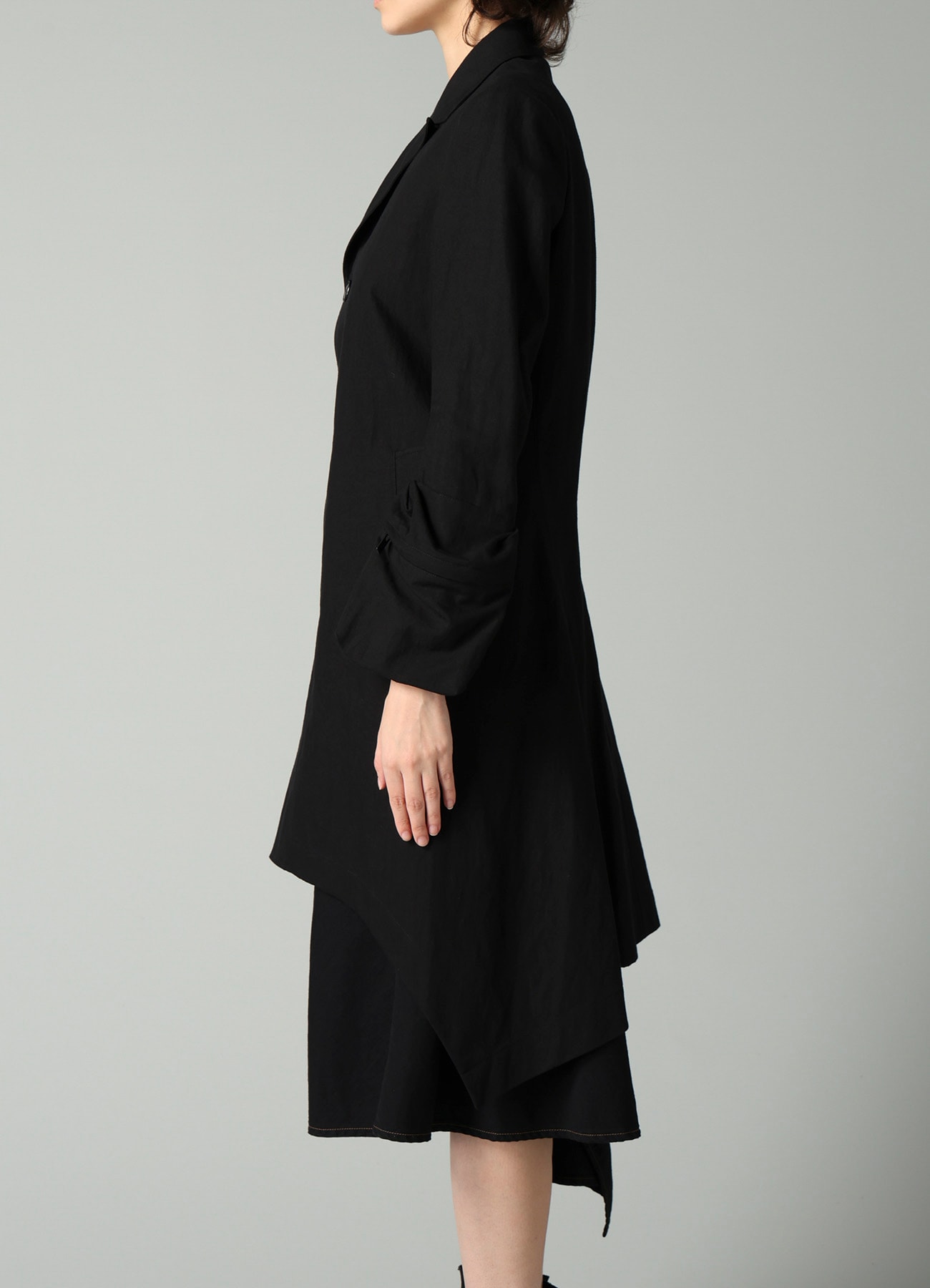 C/Li POPLIN SLEEVE POCKET COAT
