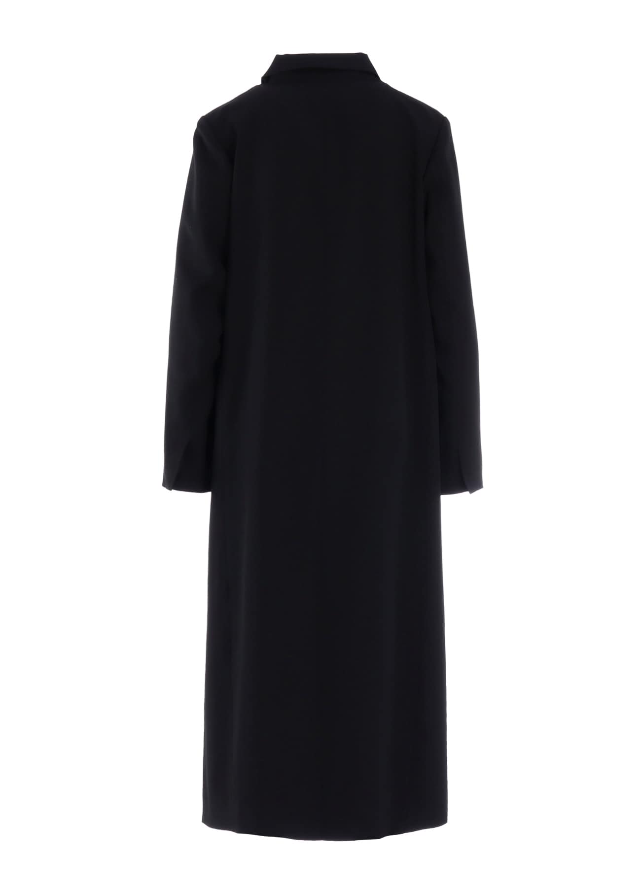 GABARDINE R DOUBLE LAYERED LONG COAT