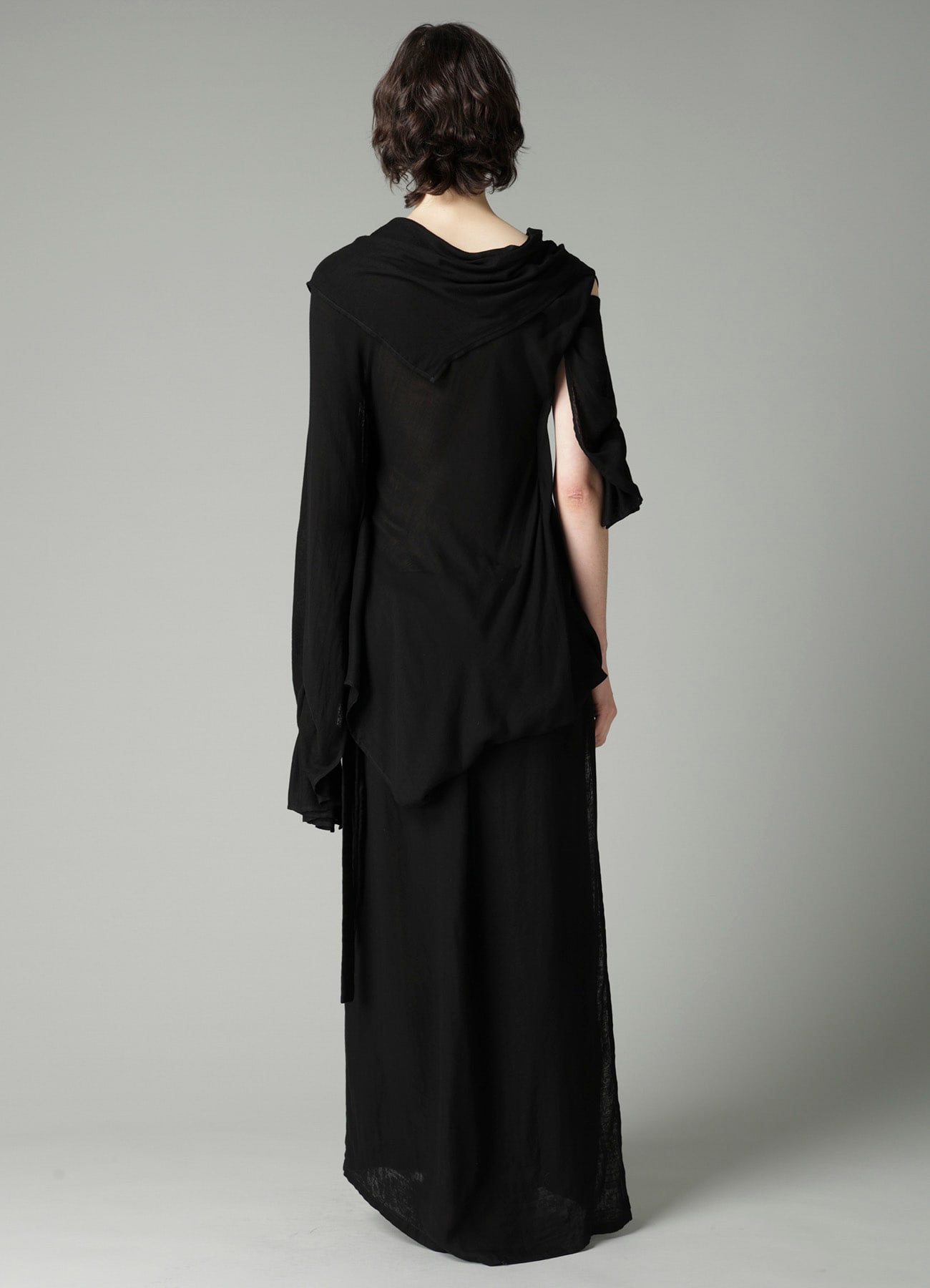 Ry DOUBLE LAYER GAUZE L LONG SLEEVE DRESS A