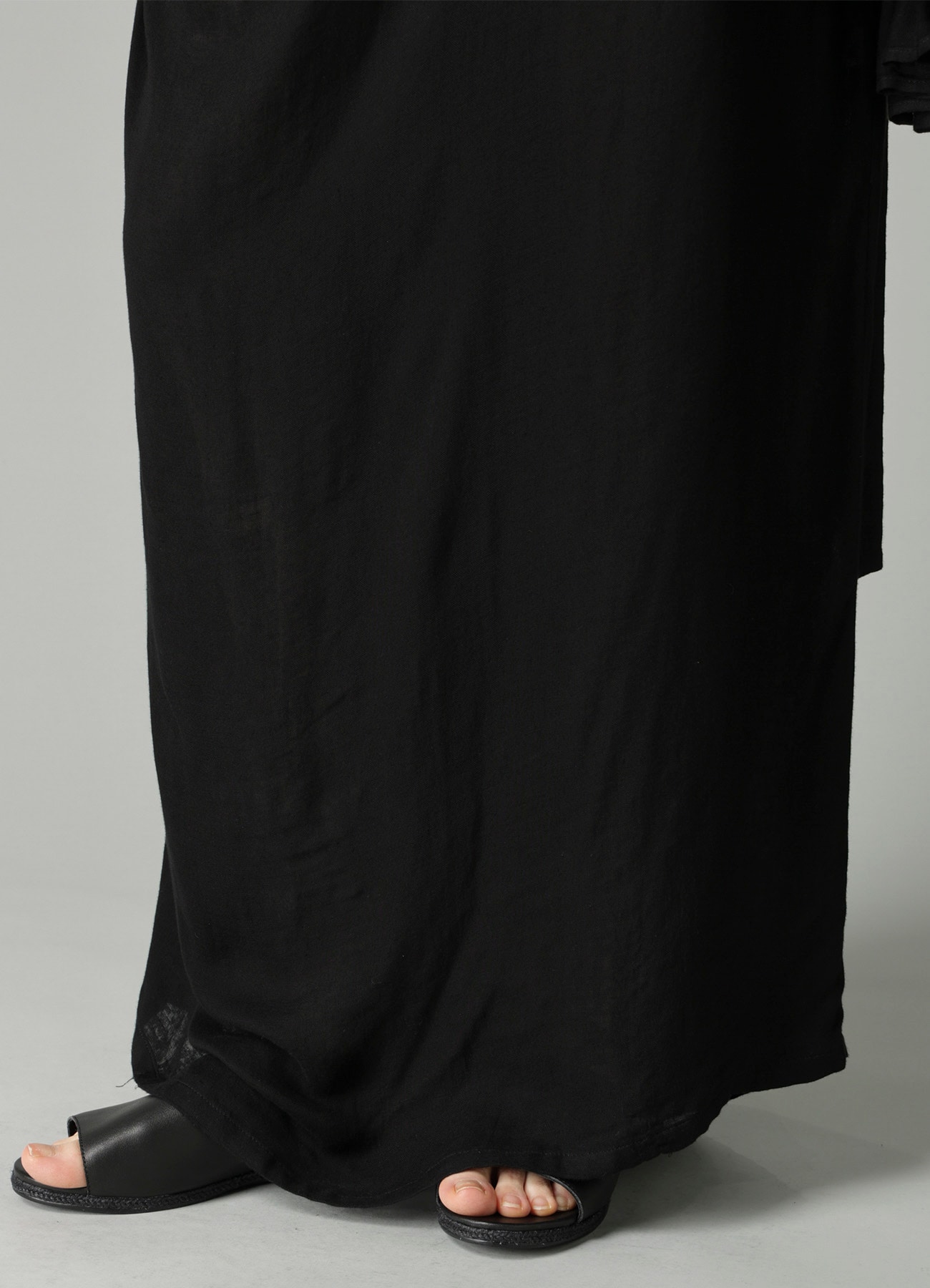 Ry DOUBLE LAYER GAUZE L LONG SLEEVE DRESS A