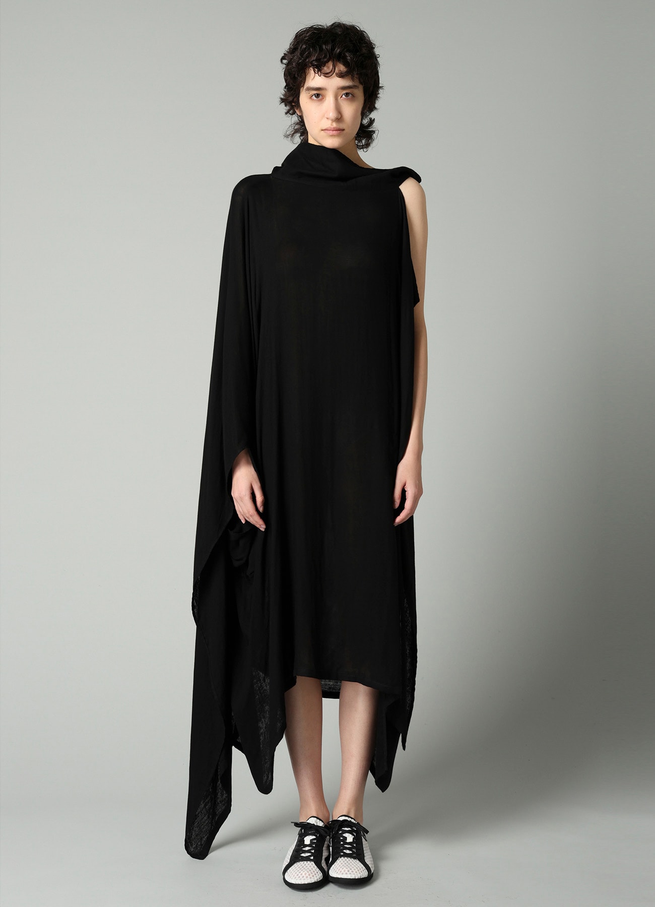 Ry DOUBLE LAYER GAUZE ASM O SHOULDER DRESS A