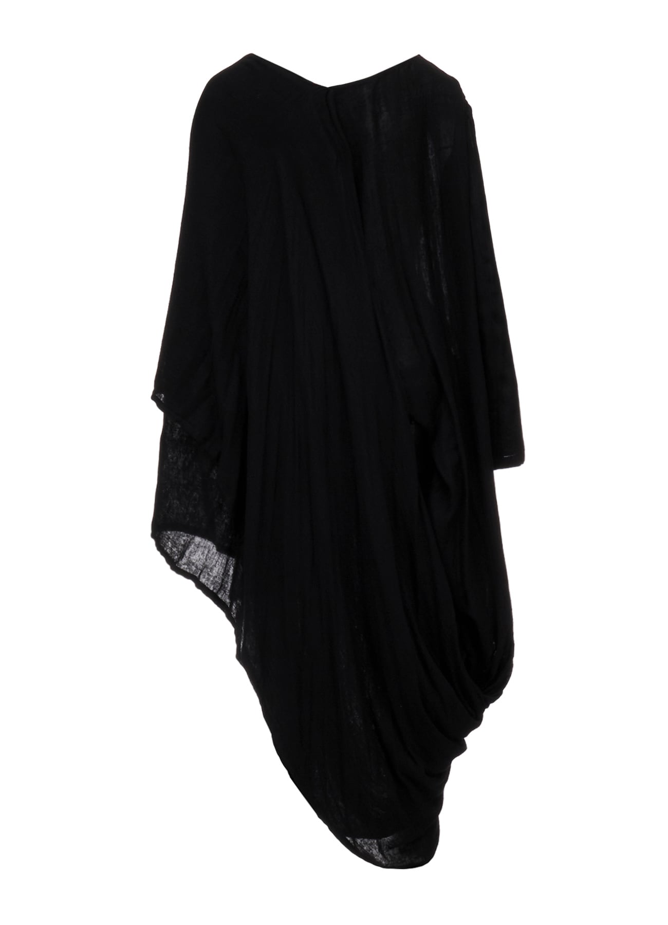 Ry DOUBLE LAYER GAUZE L DRAPED DRESS
