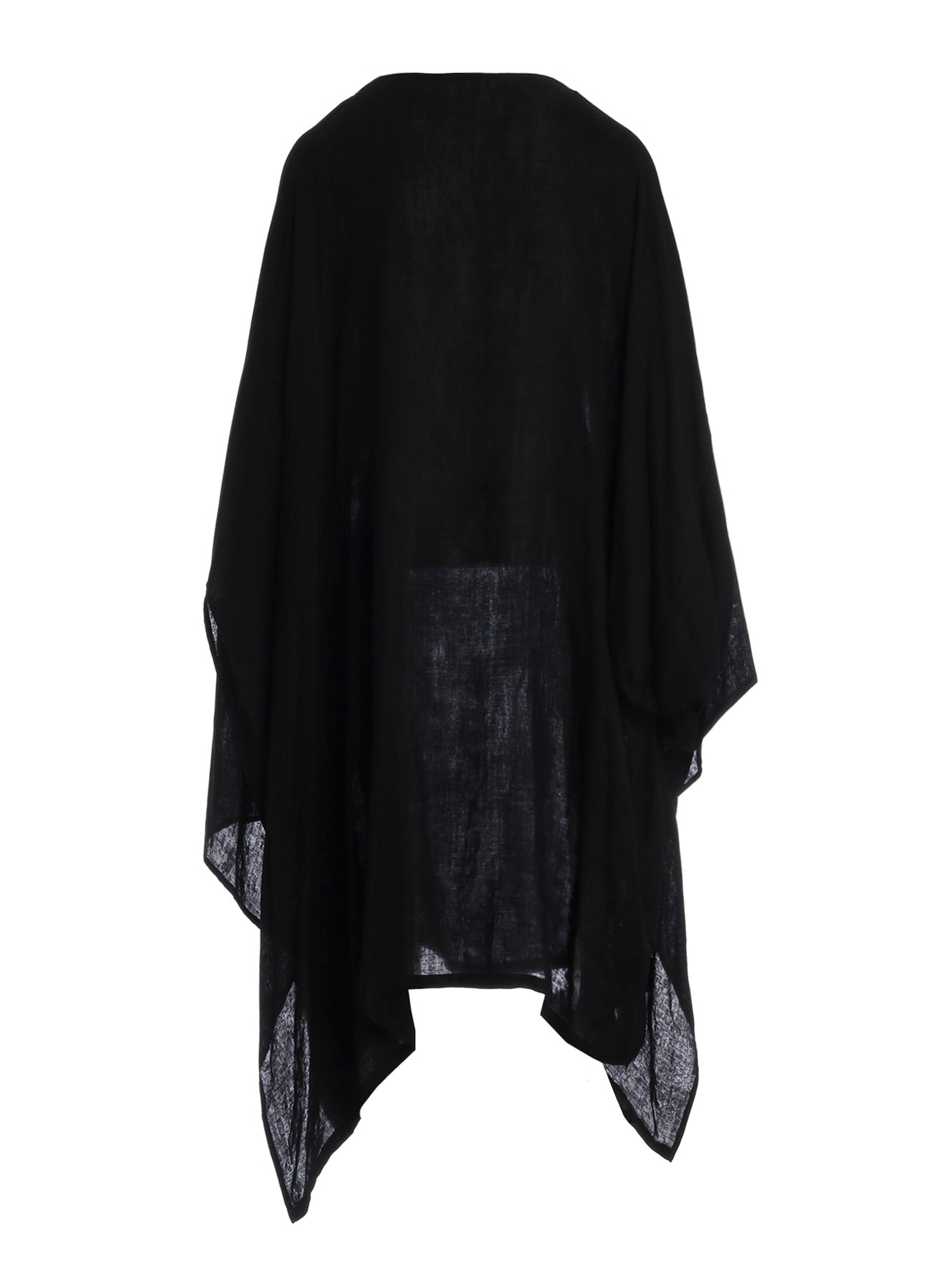 Ry DOUBLE LAYER GAUZE V NECK SLIT DRESS