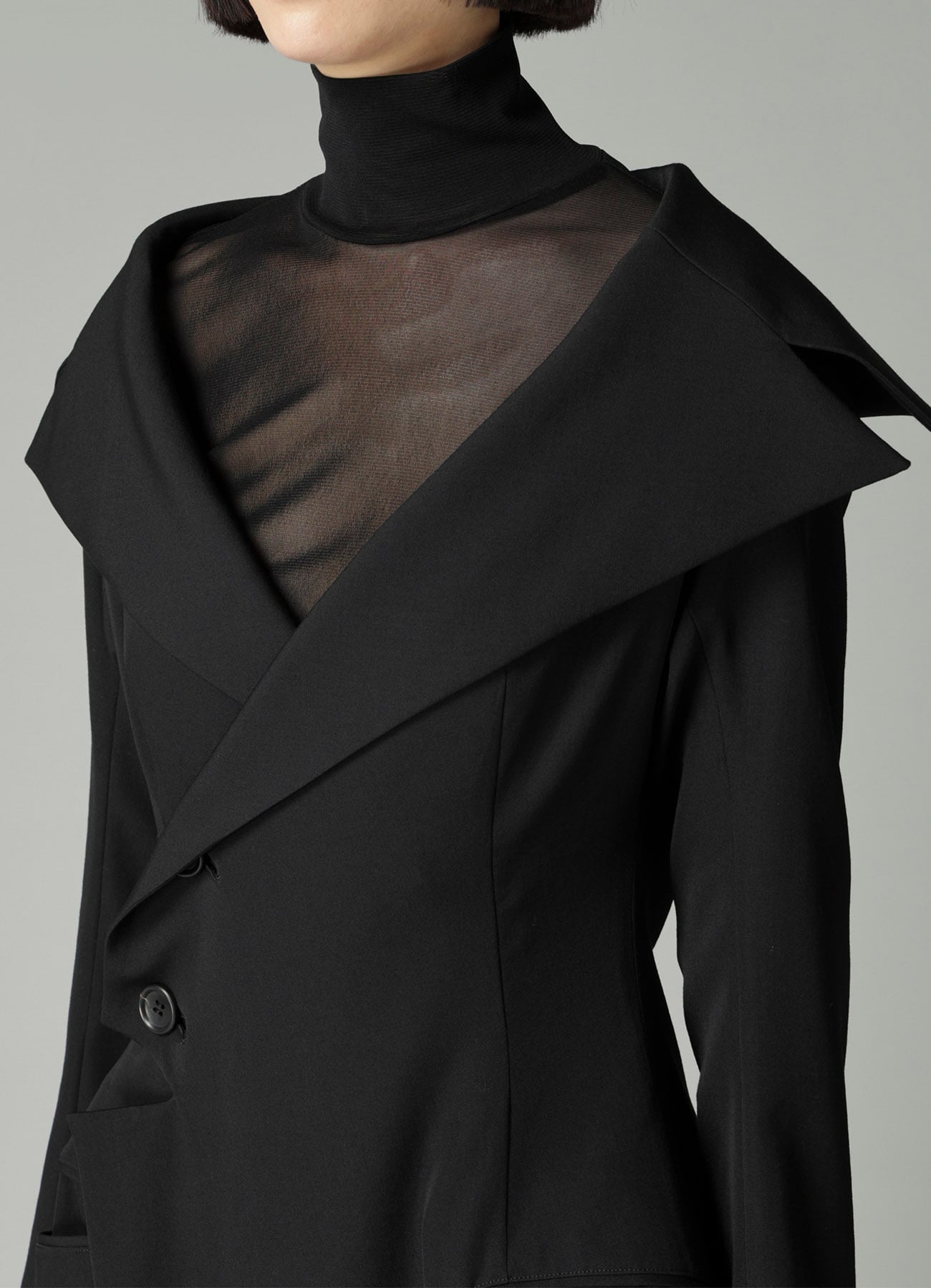 GABARDINE JACKET DRESS