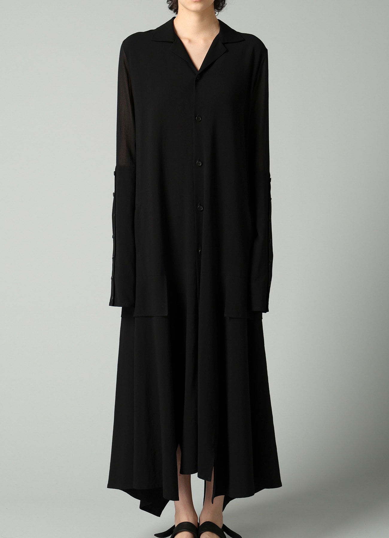 Ry/Li TROPICAL BUTTON DETAIL FLAP DRESS
