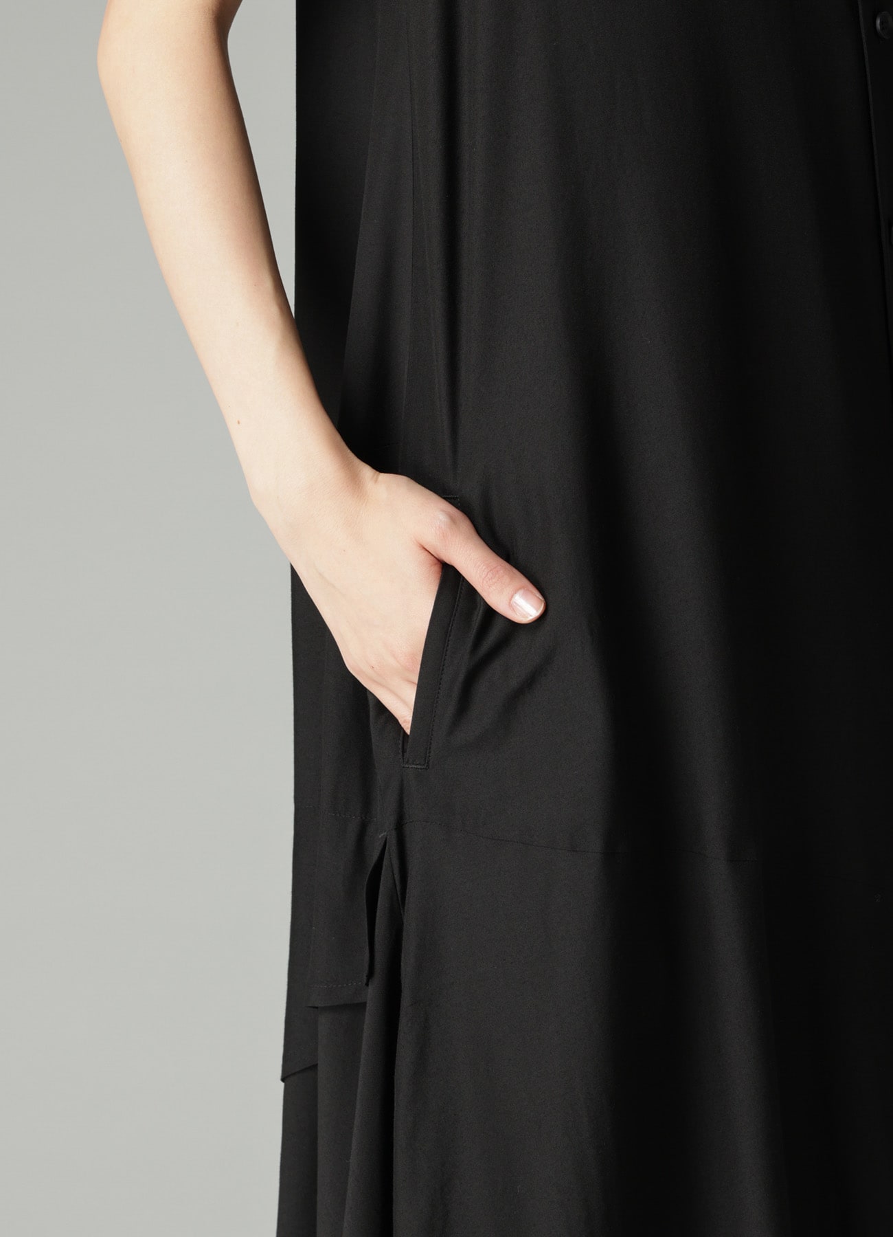 Ry/Si VOILE PANEL SHORT SLV DRESS