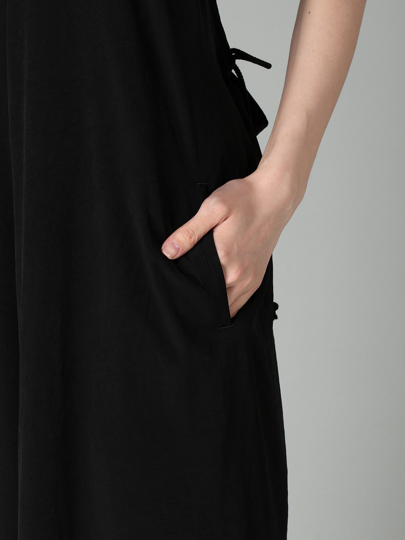 Ta/Pe CREPE DE CHINE JUMPSUIT DRESS
