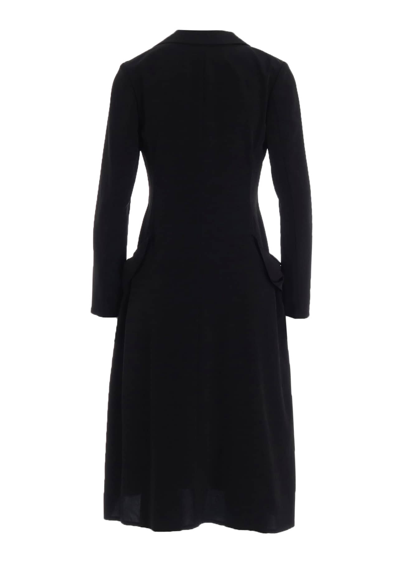 Ta/Pe CREPE DE CHINE SIDE GATHER DETAIL ZIP DRESS