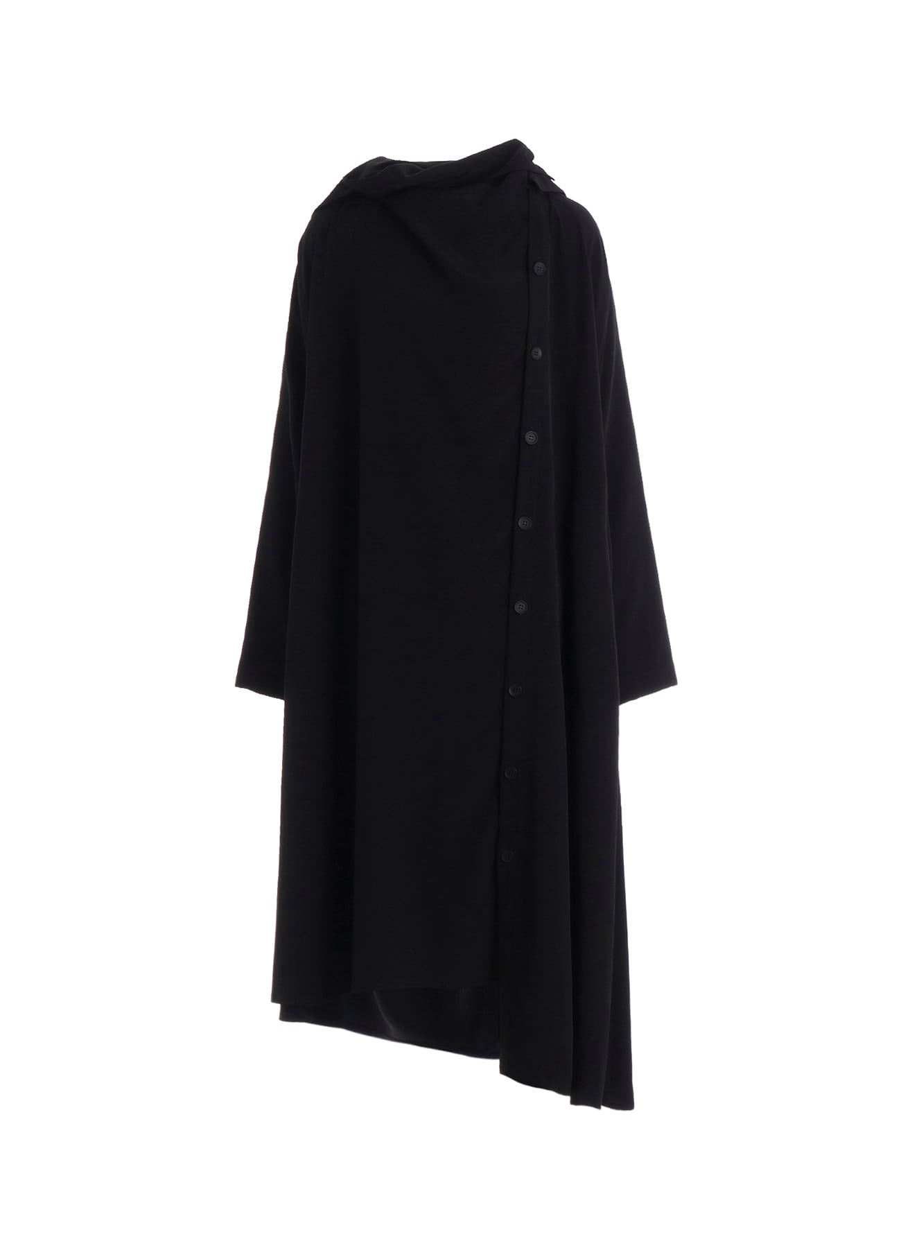 Ta/Pe CREPE DE CHINE STOLE DETAIL DRAPED DRESS