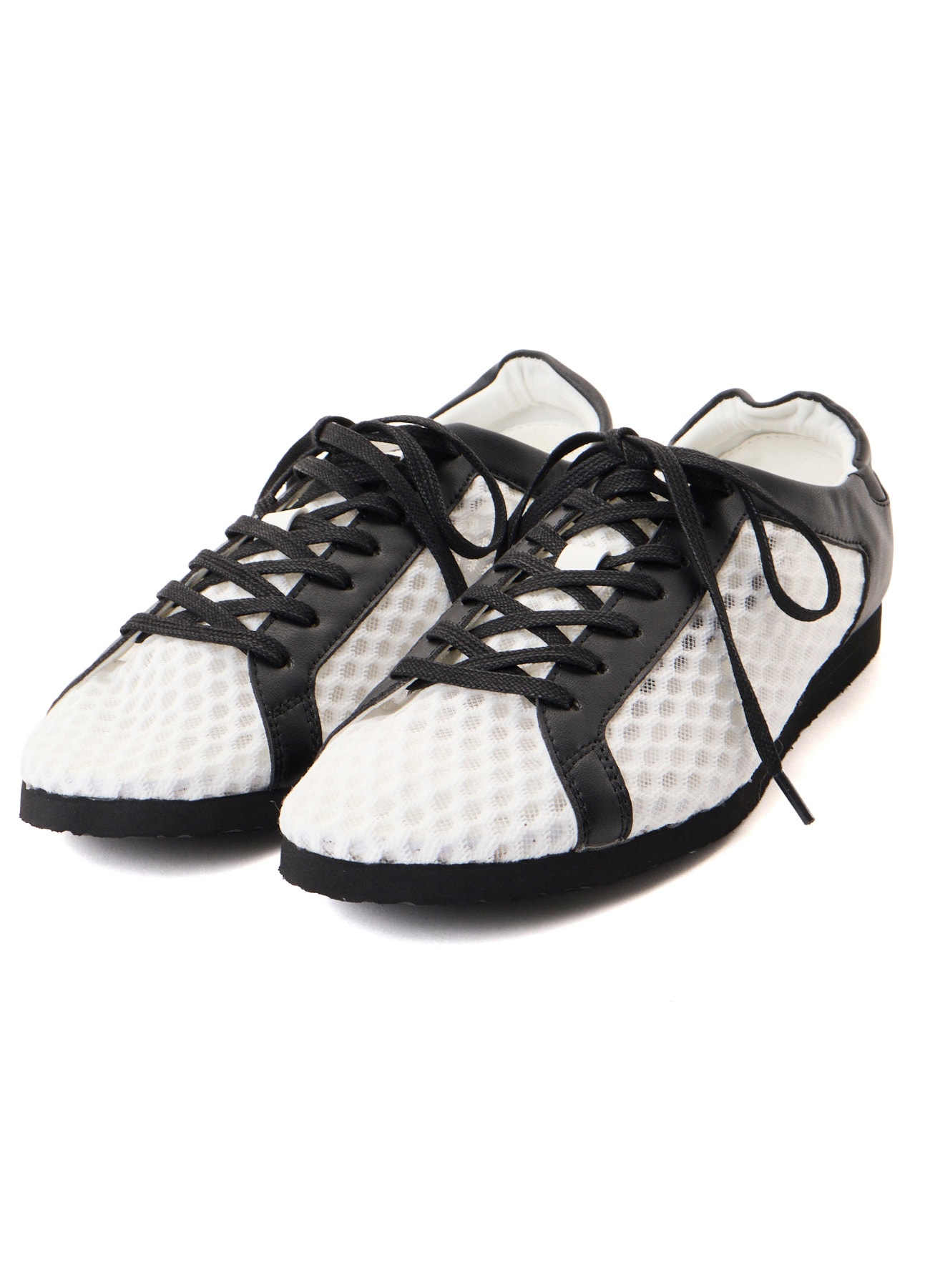Pe Mesh Pu LEATHER LACE-UP LOW-CUT SHOES