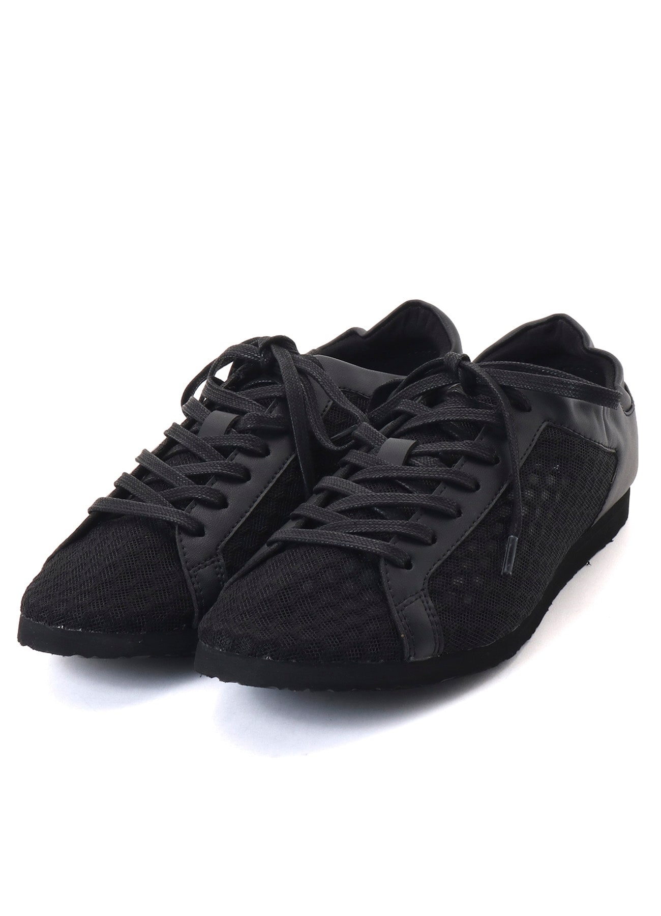Pe Mesh Pu LEATHER LACE-UP LOW-CUT SHOES