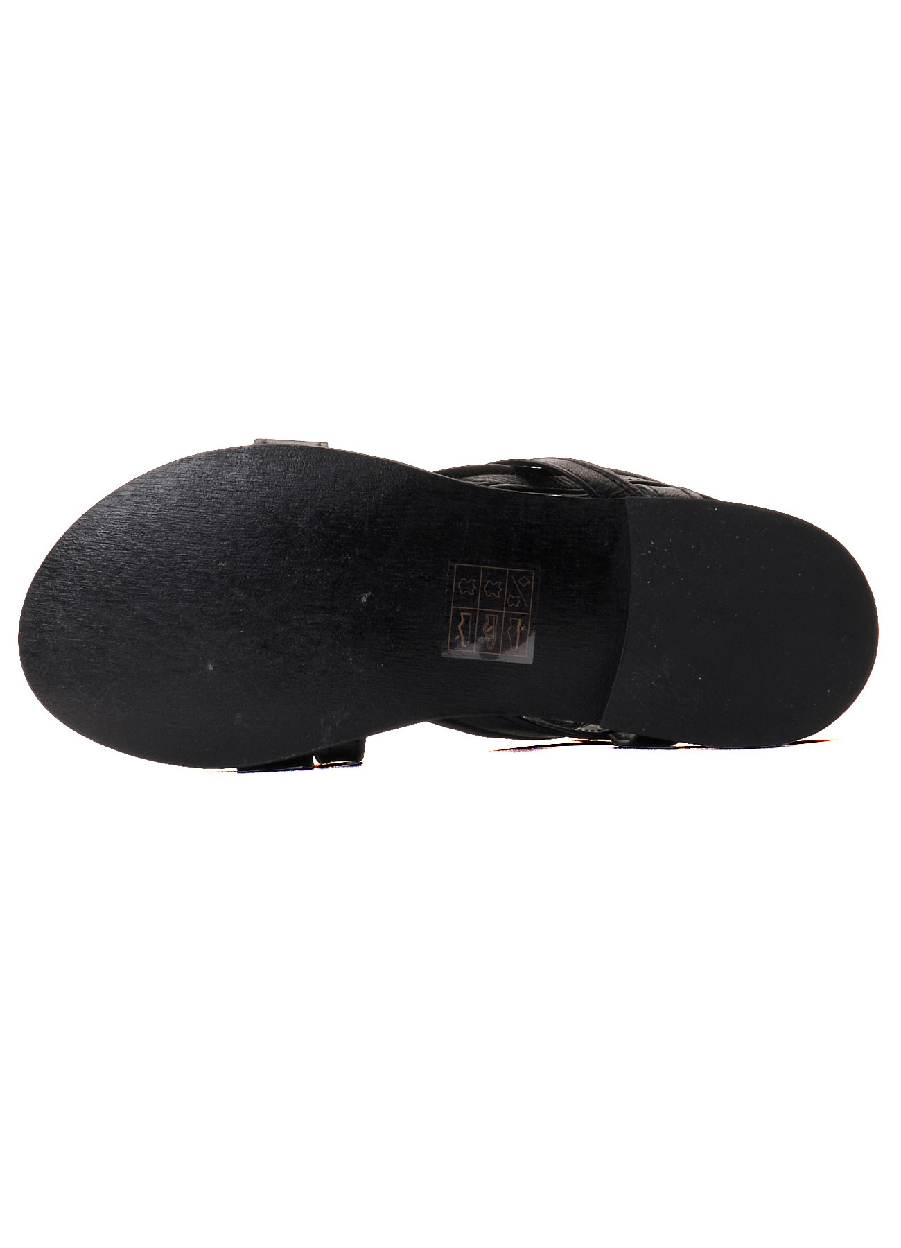 MATT OIL LEATHER BK STRAP SANDALS B