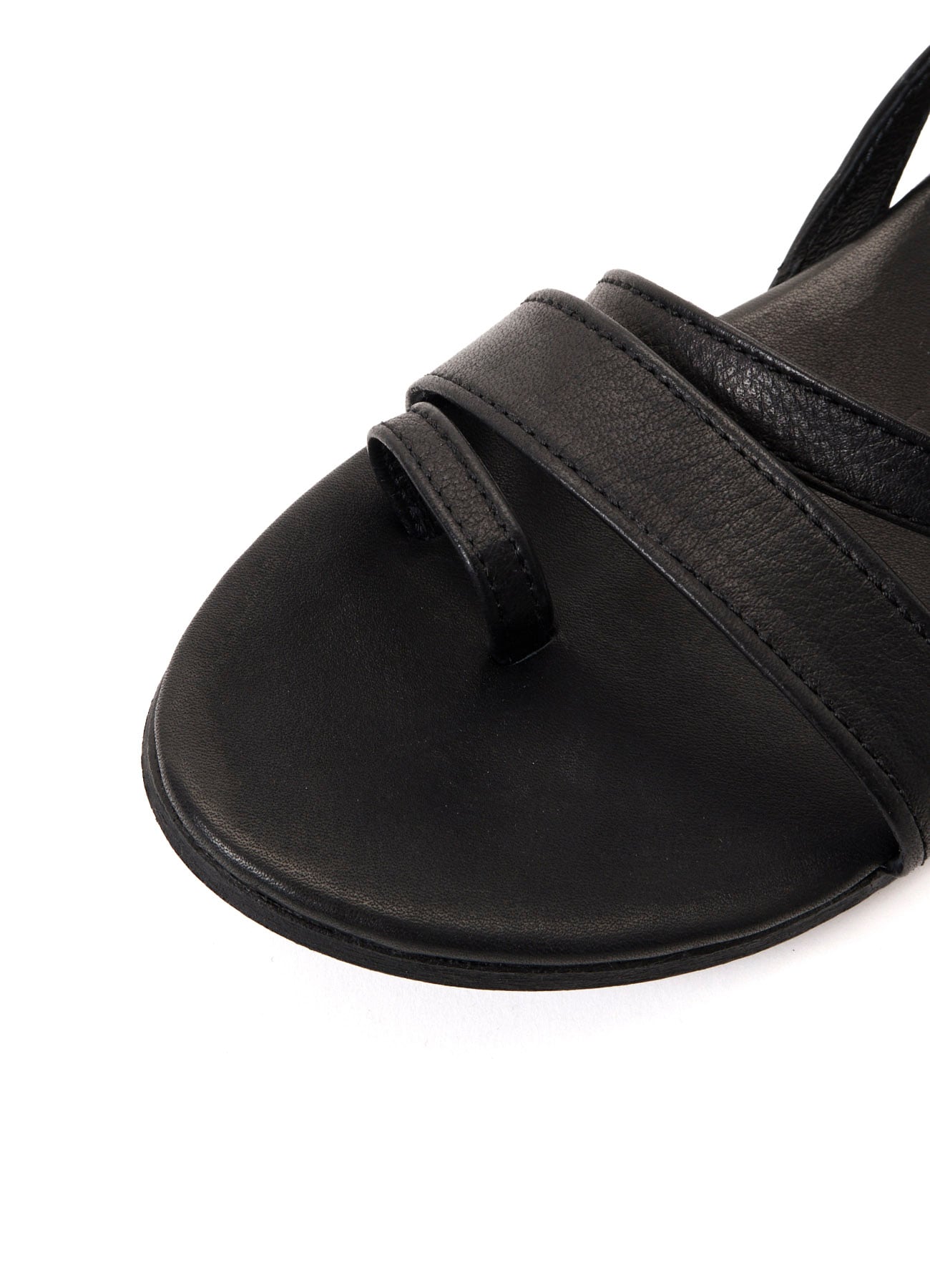 MATT OIL LEATHER BK STRAP SANDALS B