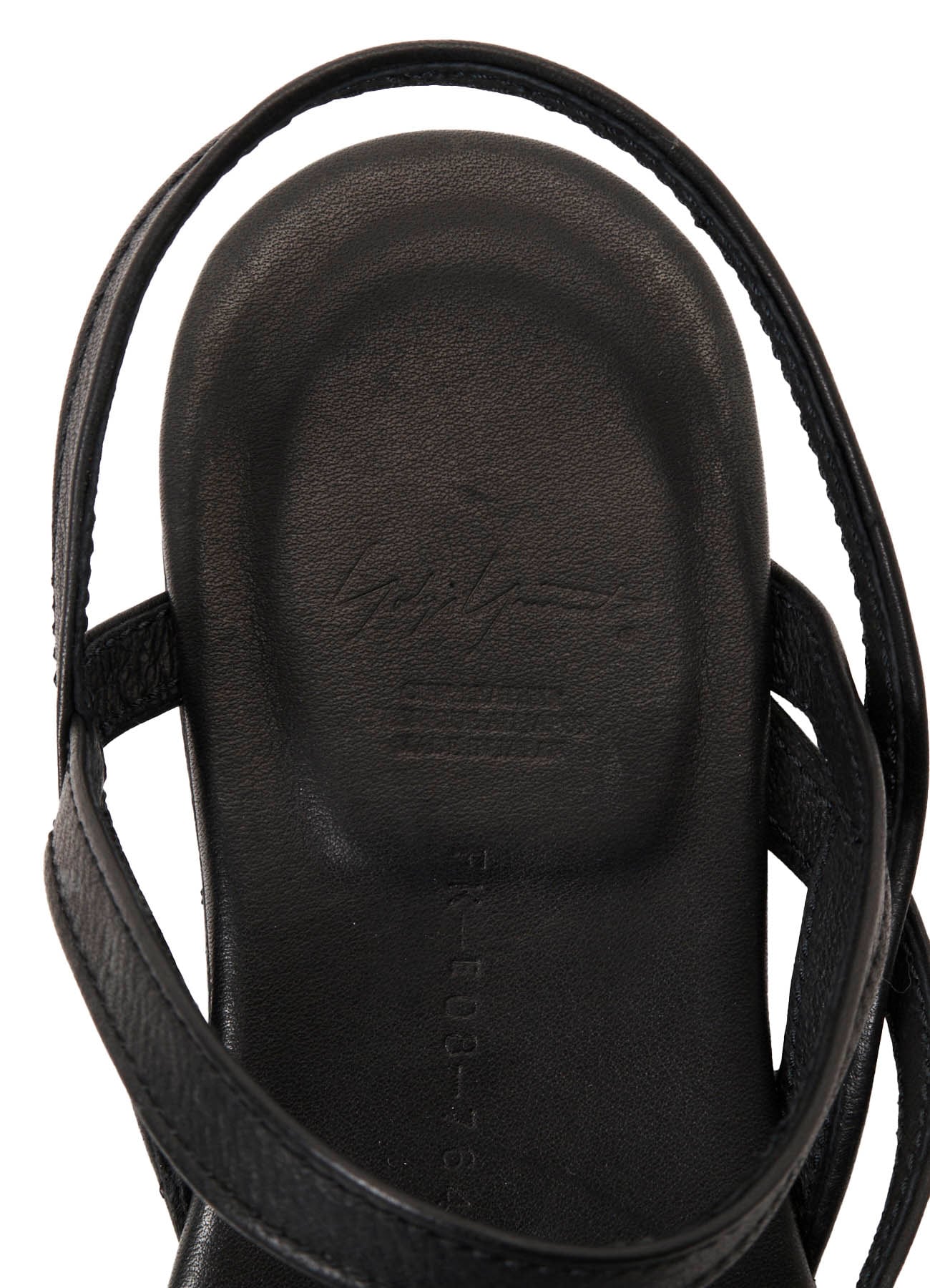 MATT OIL LEATHER BK STRAP SANDALS B