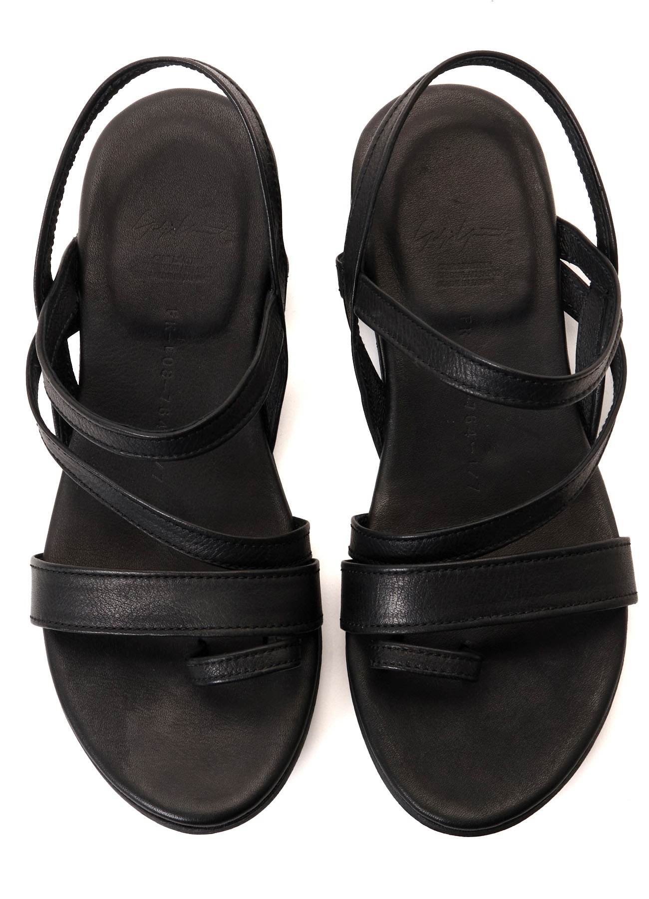MATT OIL LEATHER BK STRAP SANDALS B