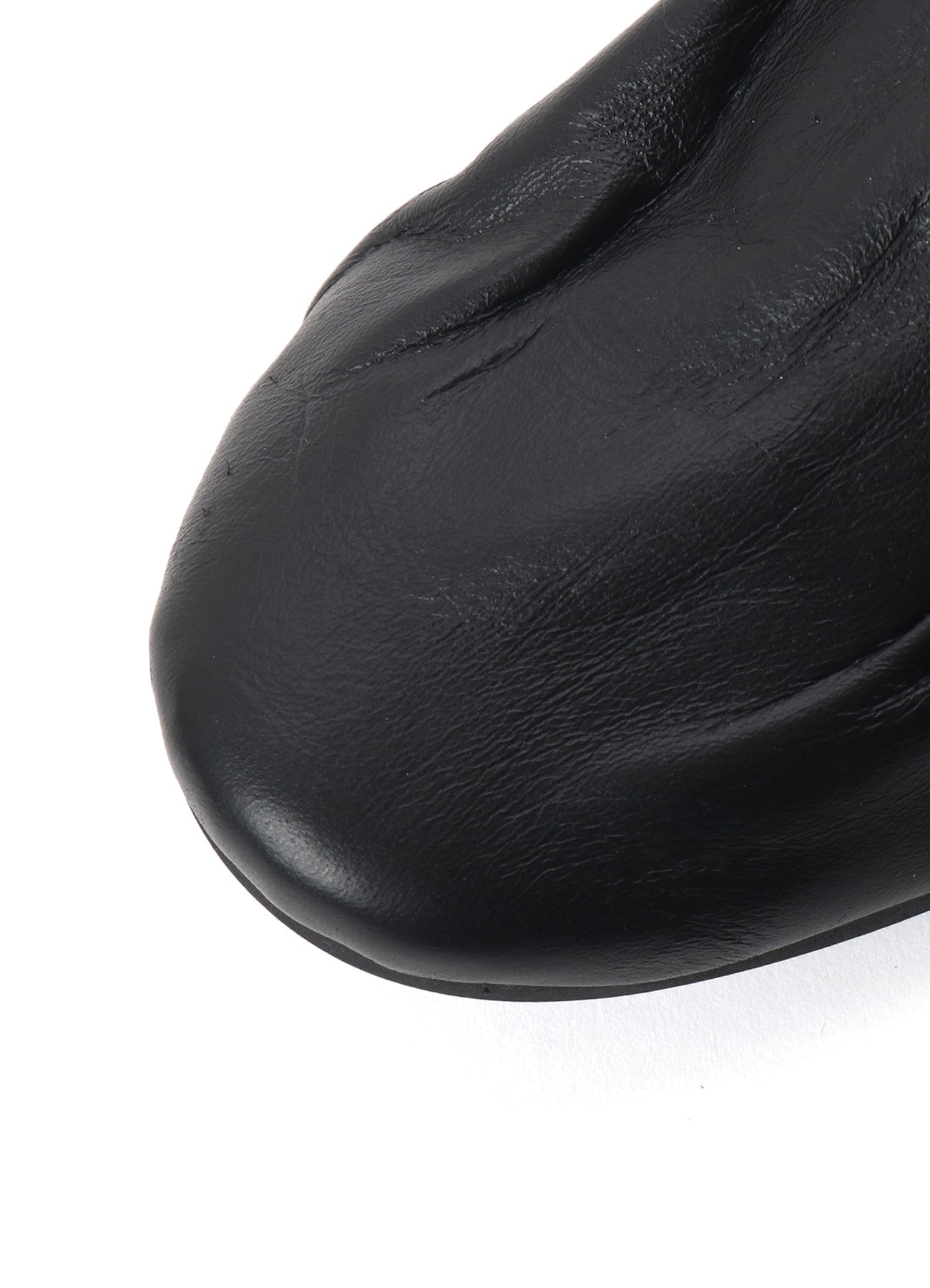 SMOOTH TANNIN LEATHER GATHER LOW-CUT SHOES