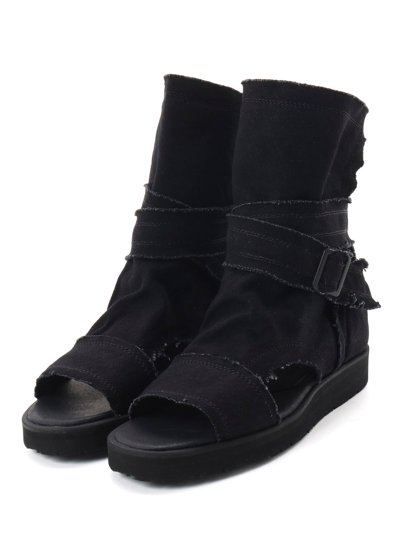 12OZ BIO DENIM OPEN TOE BOOTS