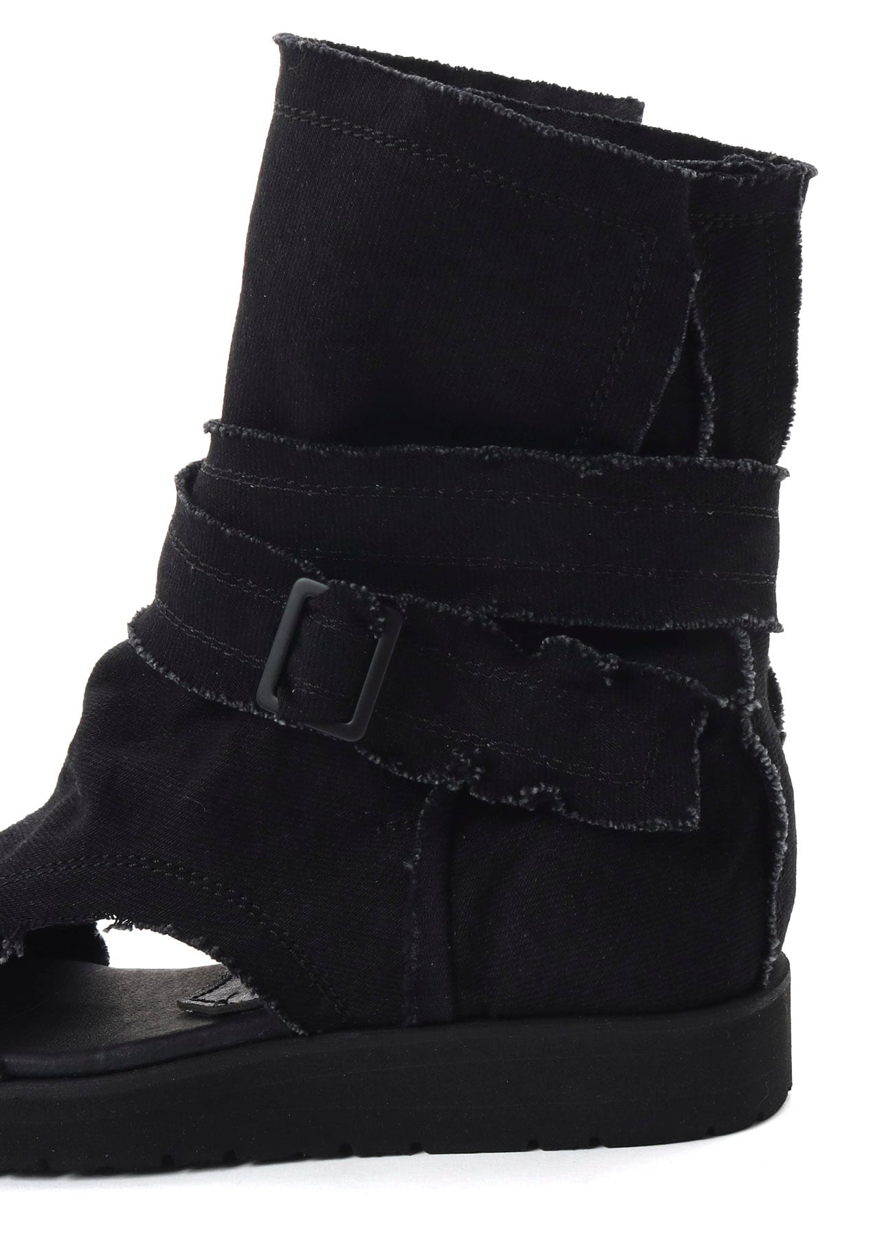 12OZ BIO DENIM OPEN TOE BOOTS