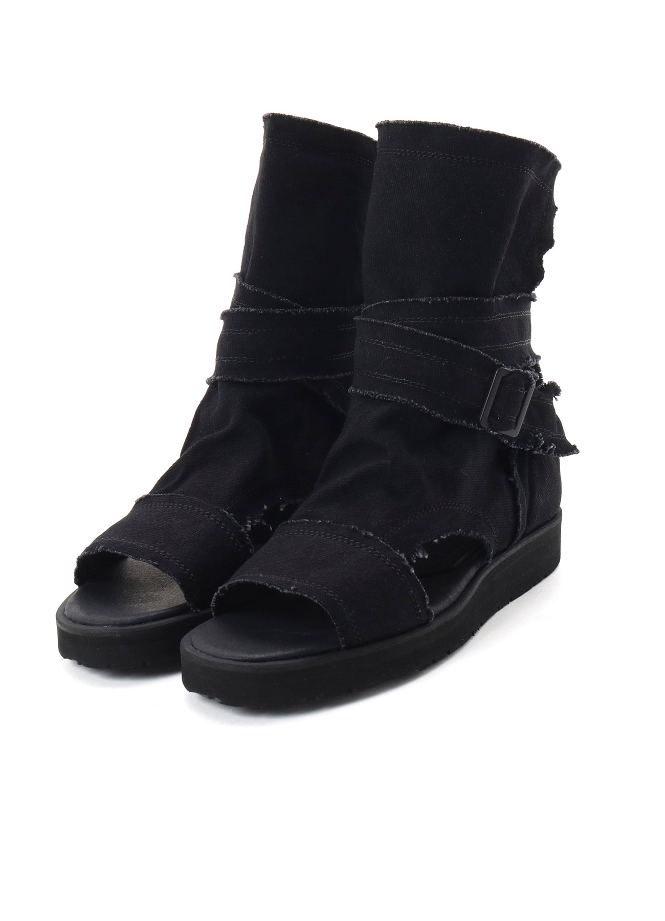 12OZ BIO DENIM OPEN TOE BOOTS