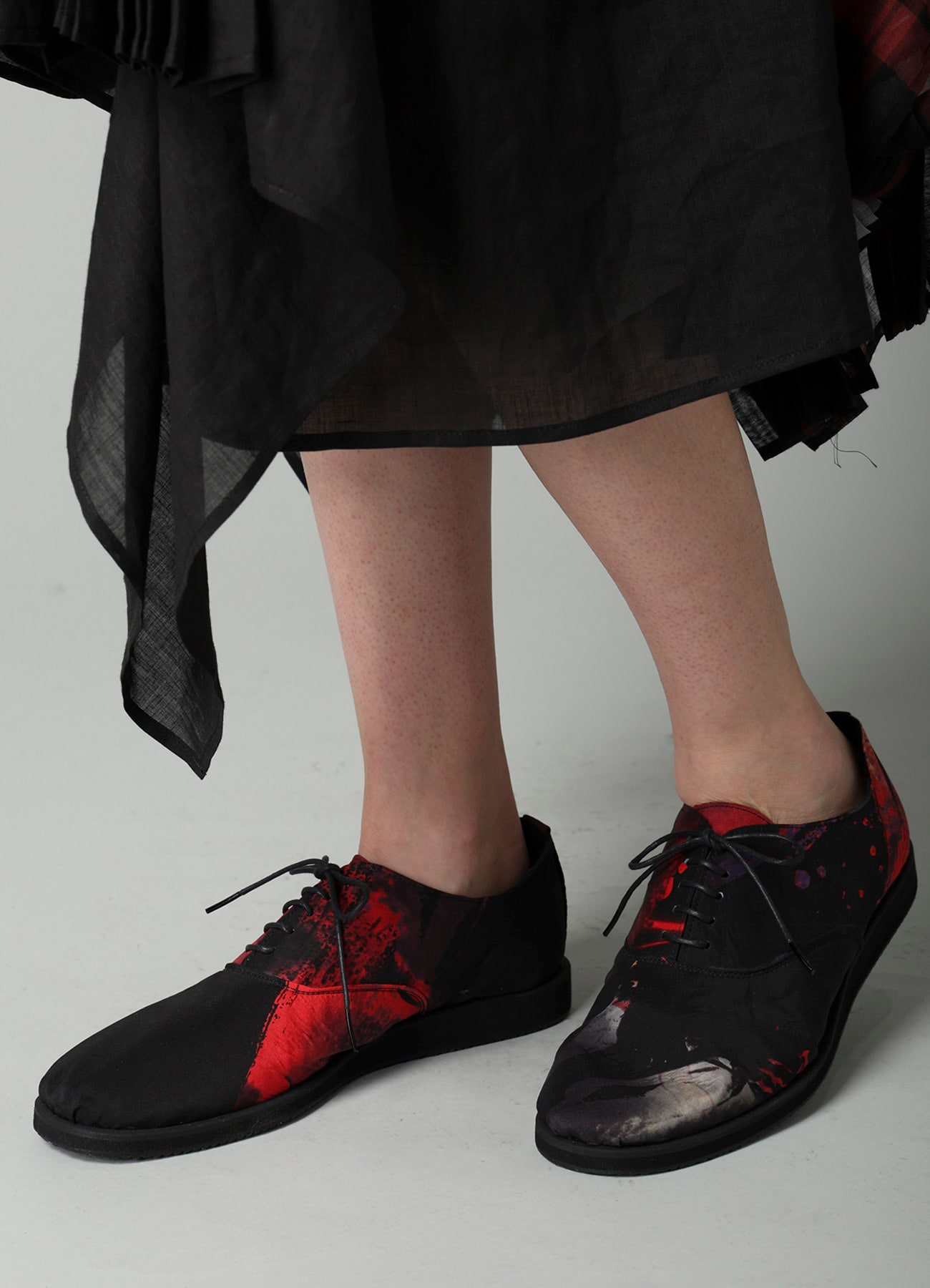 16MOMME LINE MOTIF PT LOW-CUT SHOES C