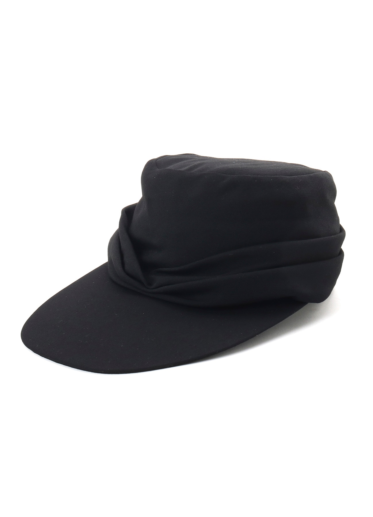 GABARDINE DRAPED CAP