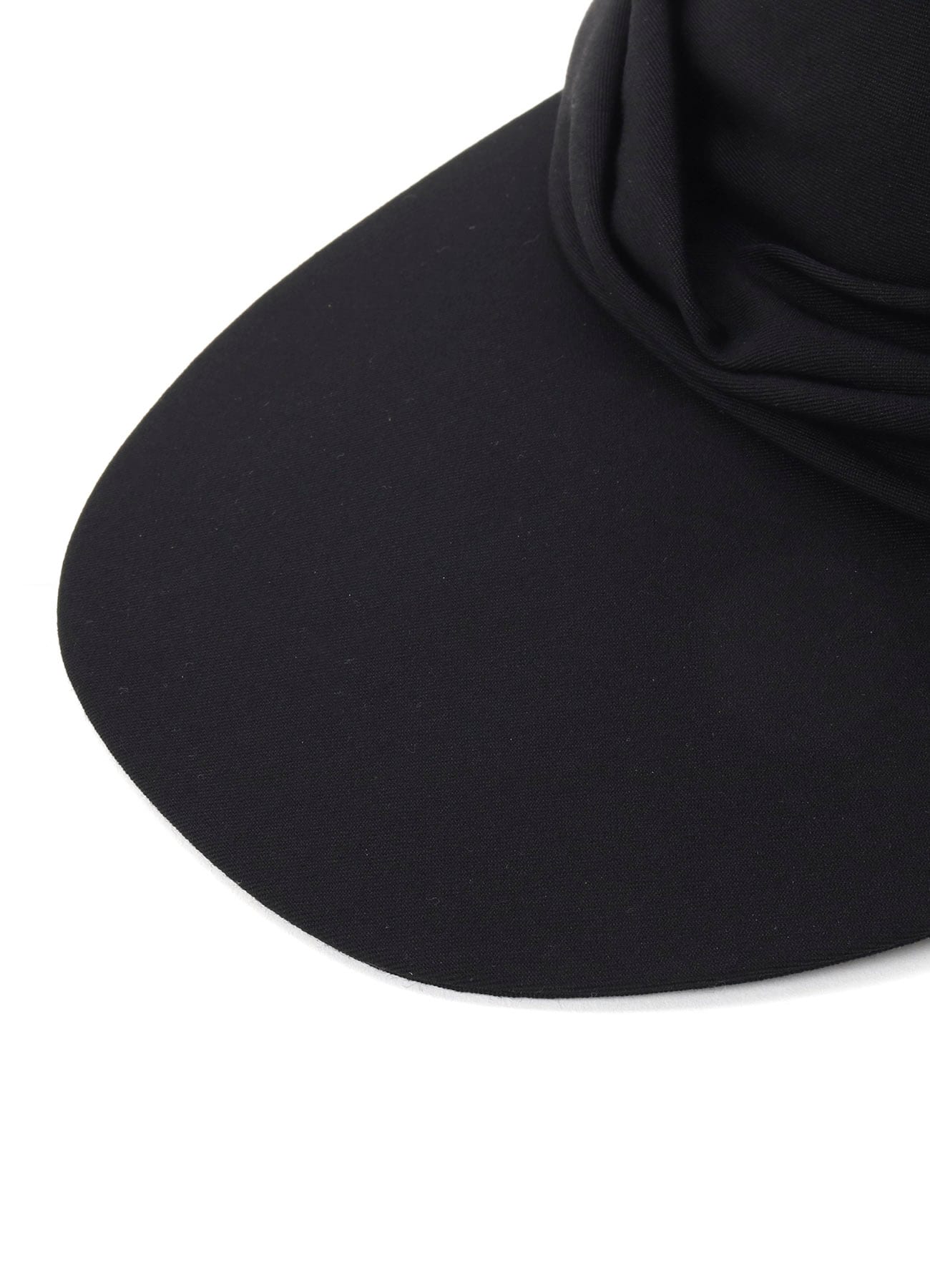 GABARDINE DRAPED CAP