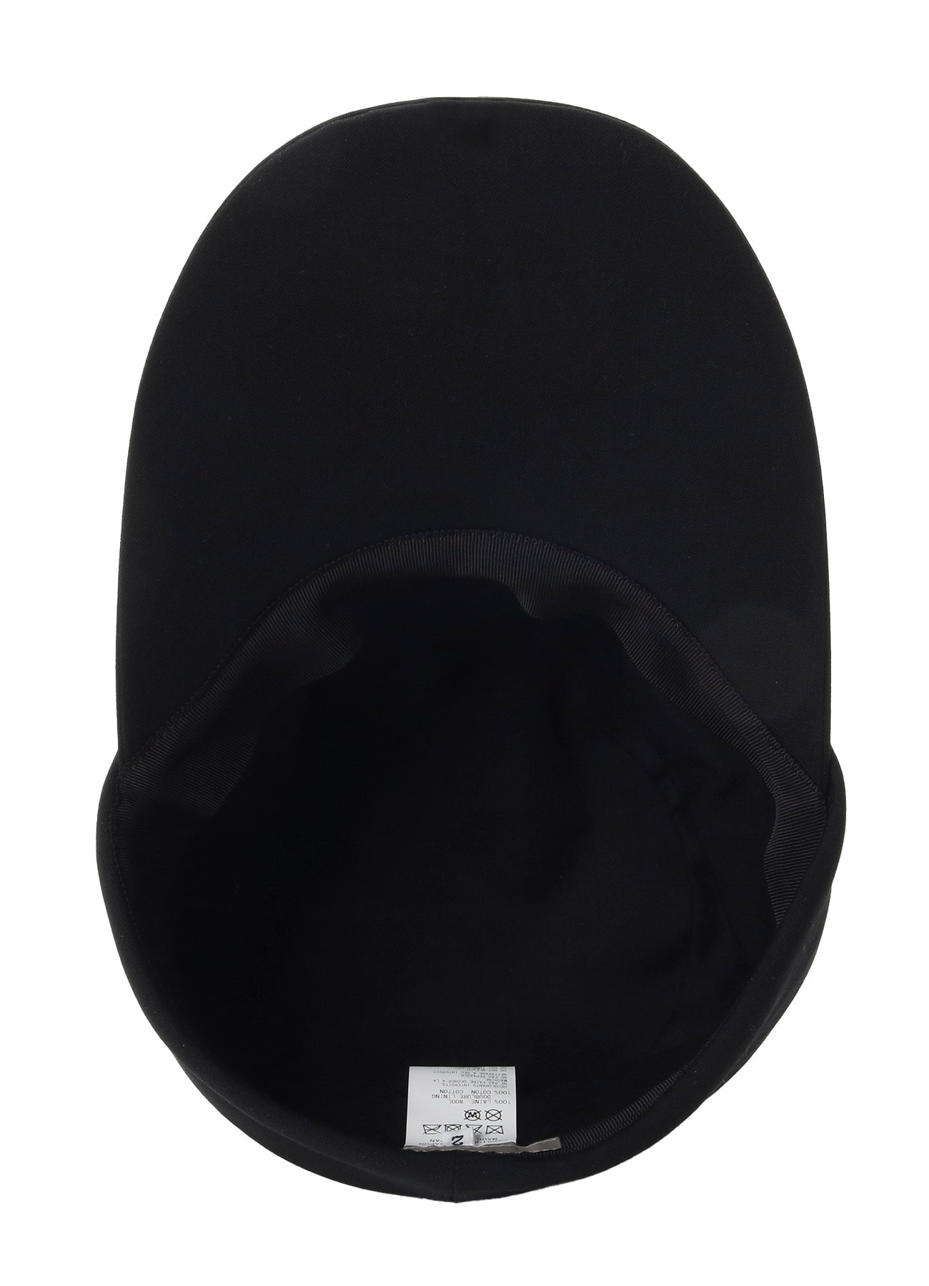 GABARDINE DRAPED CAP